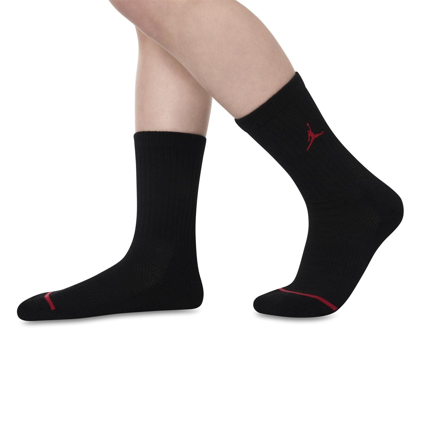 Air Jordan 3 Pack Crew Socks Juniors