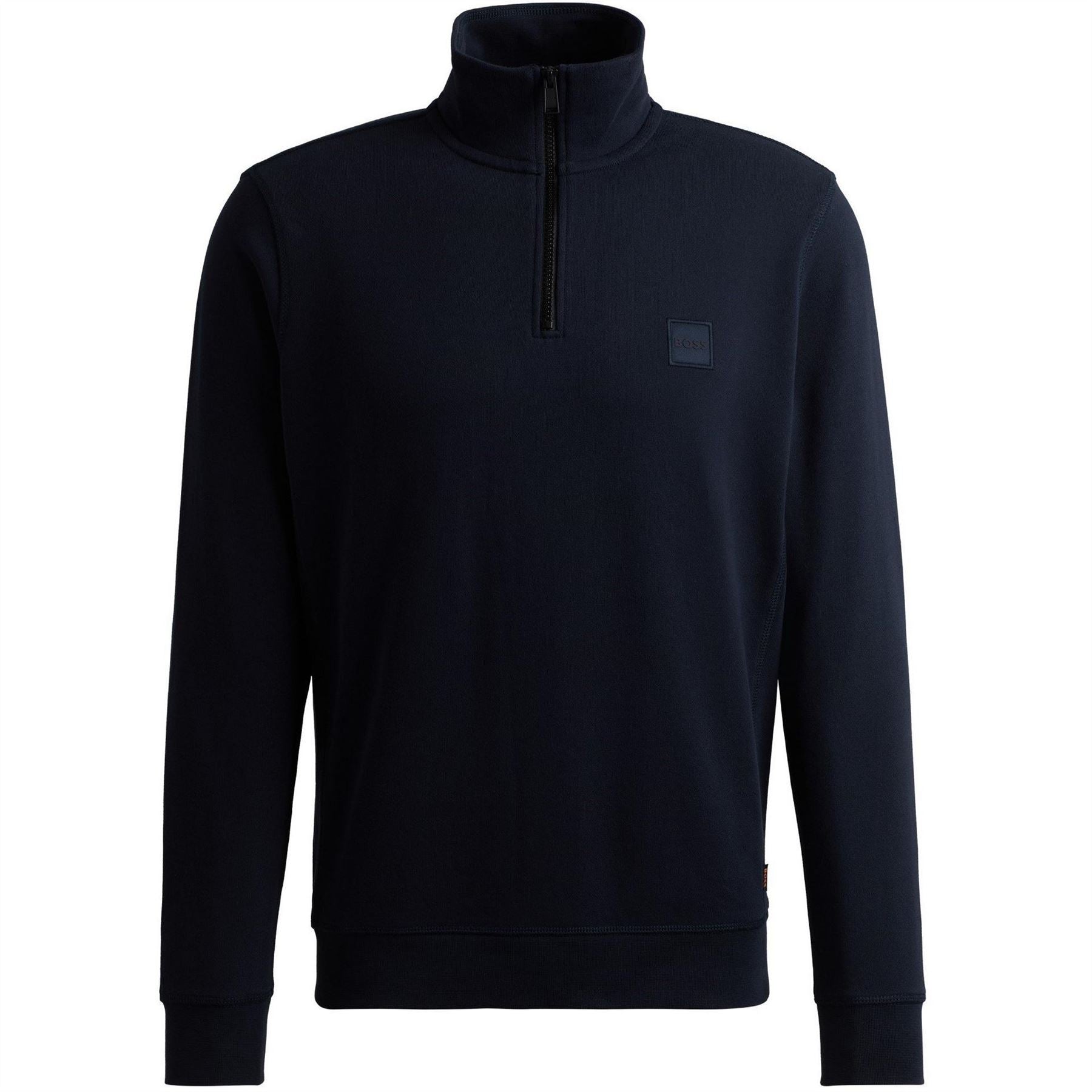 Boss Zetrust Zip Neck Soft Terryclover The Head Sweatshirt
