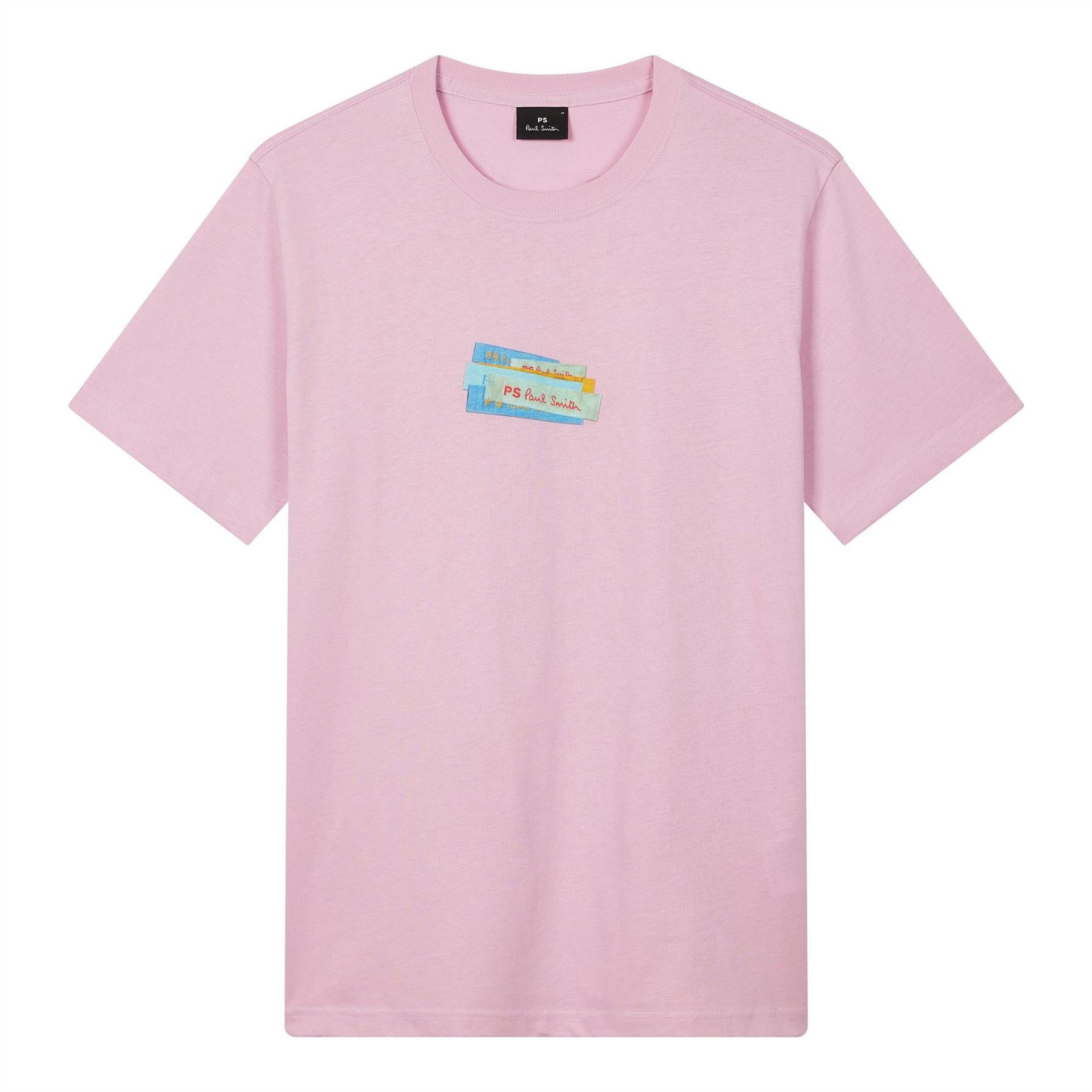 PS Paul Smith Regular Fit Crew Neck Plain Sleeve T-Shirt