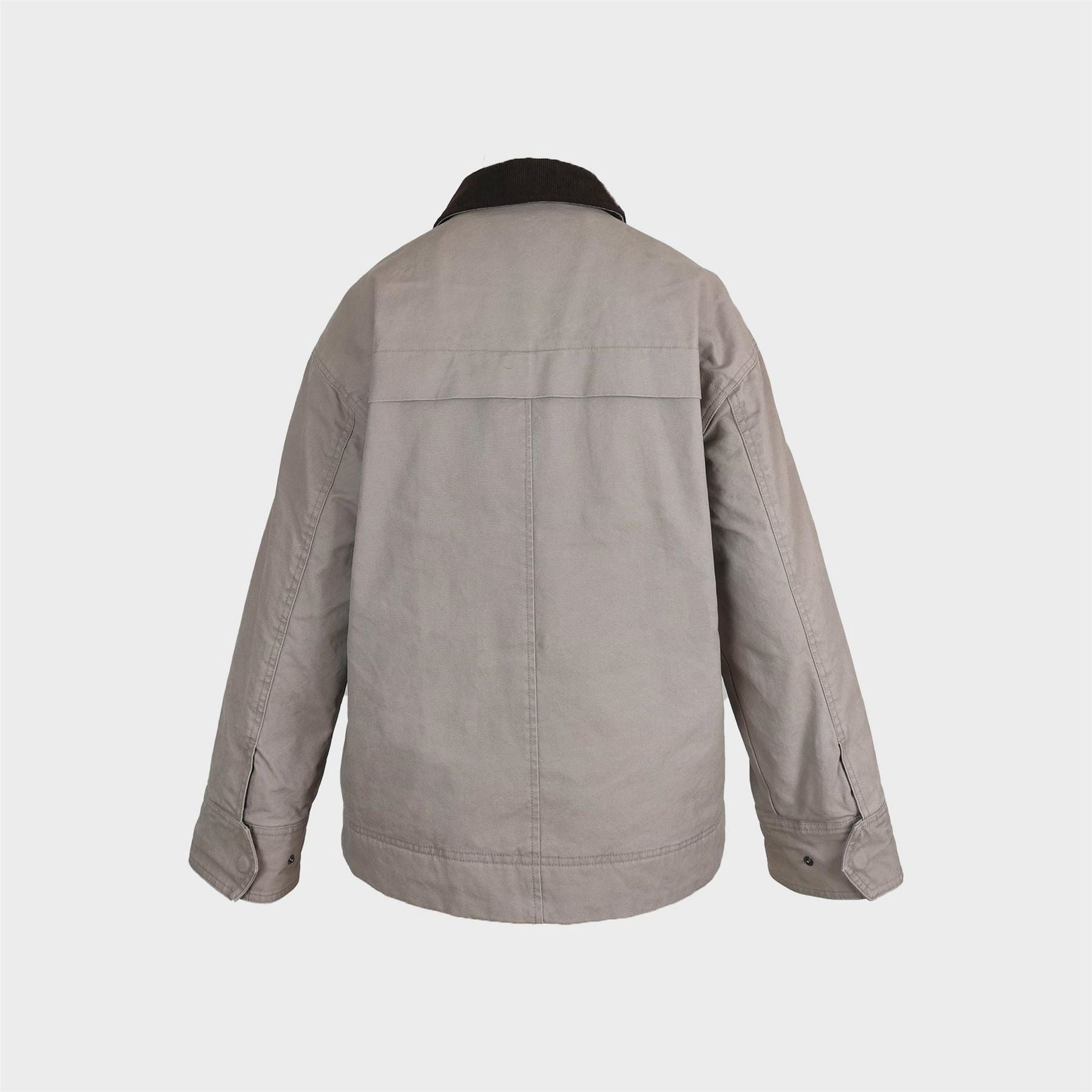 Jack Wills Barn Cotton Wind Resistant Long Sleeve Short Puffer Jacket