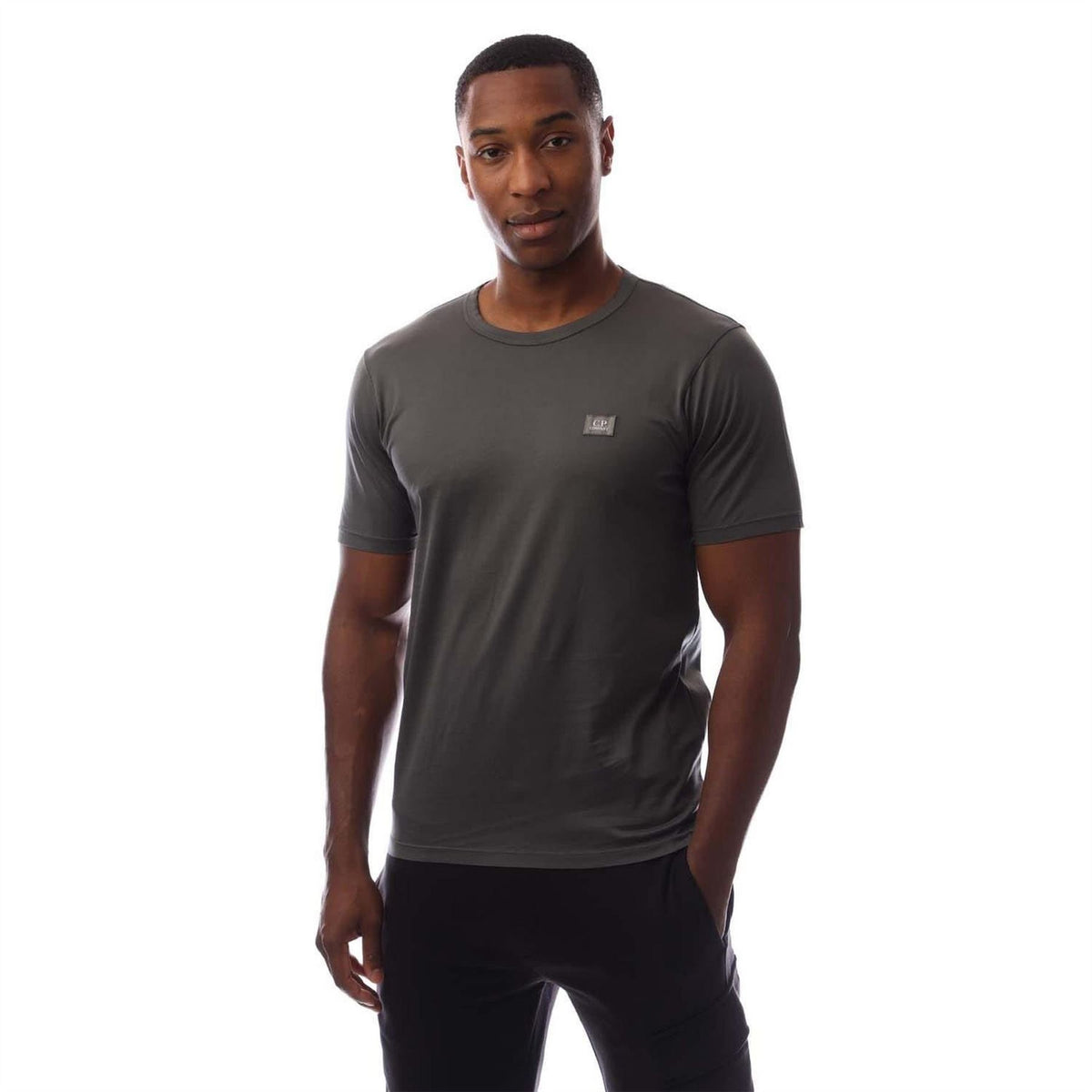 CP Company 2 Mercerized Jersey Logo Patch T-Shirt