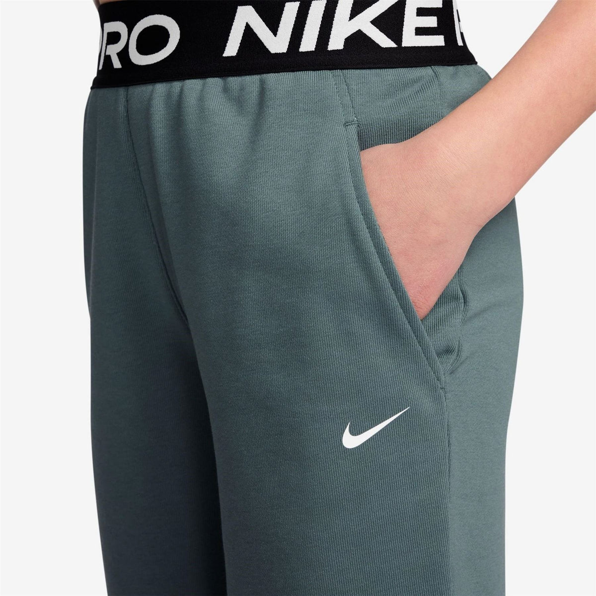 Nike Pro Fleece Solid Patterned Slim Joggers