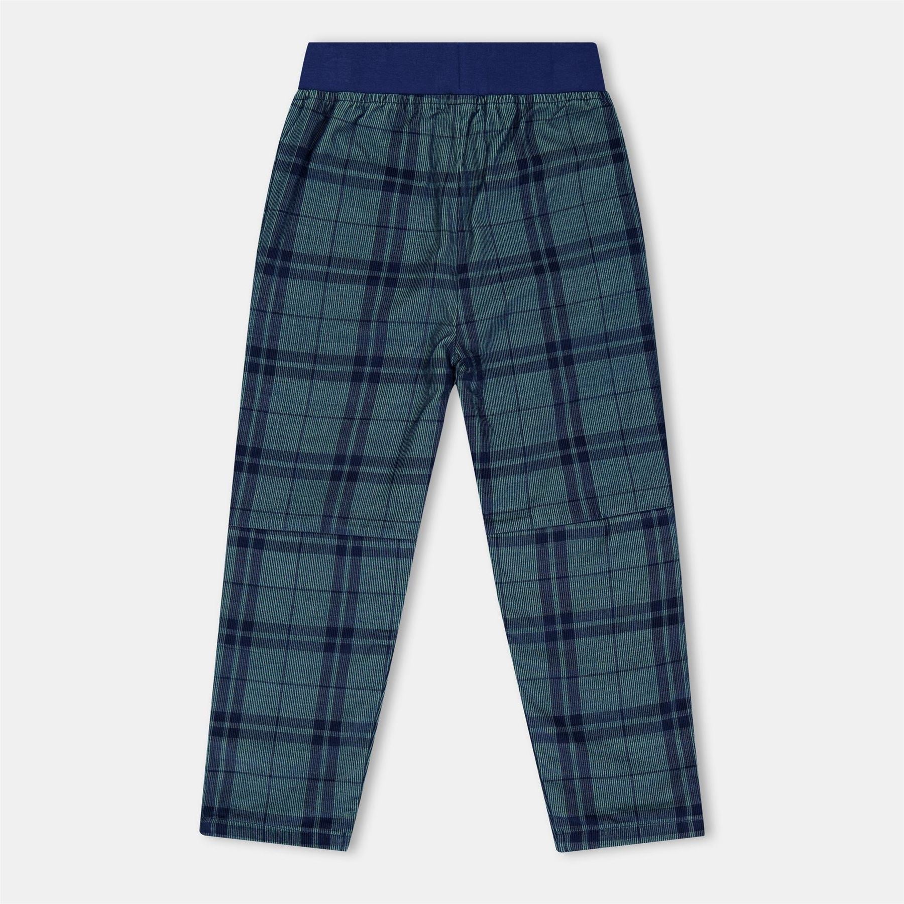 Lilly and Sid Plaid Patterned Straight Woven Trousers