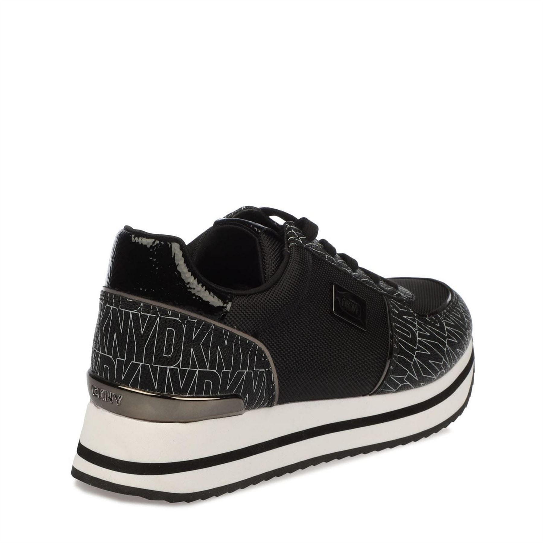 DKNY Lace Up Wedge Trainers