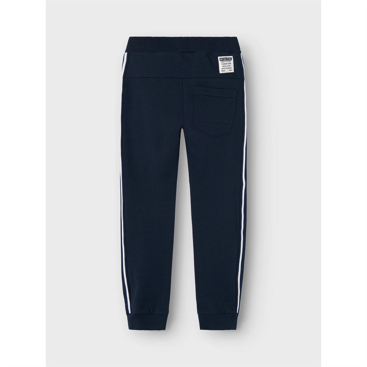 Name It It Bru Side Stripes Solid Patterned Sweatpants