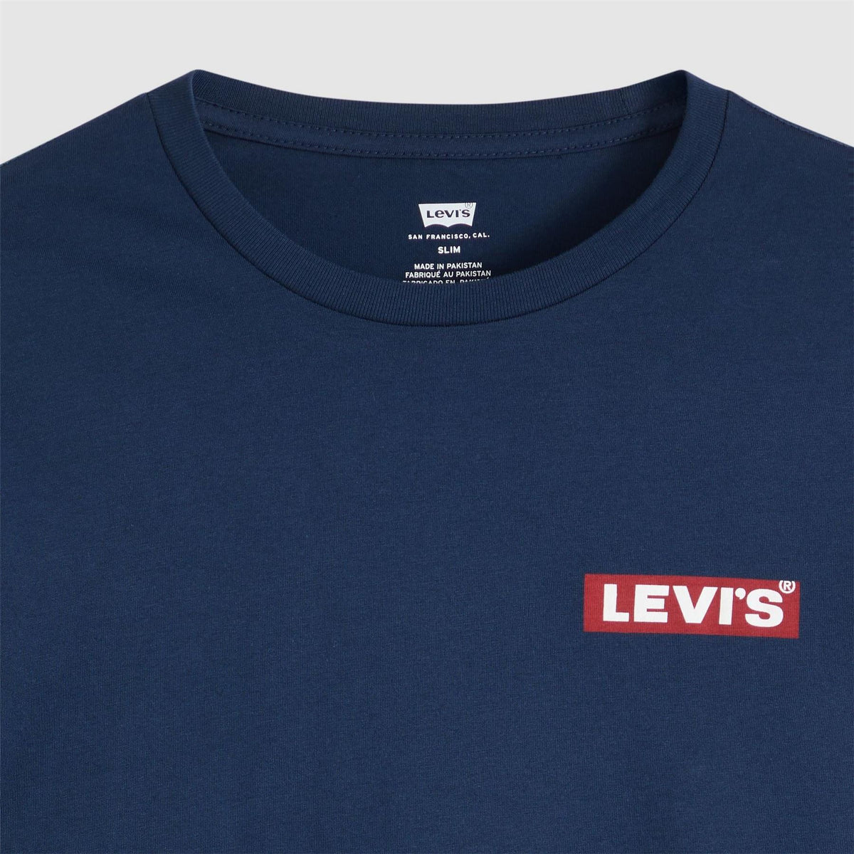 Levis Wordmark Crew Neck Short Sleeve Regular Fit T-Shirt