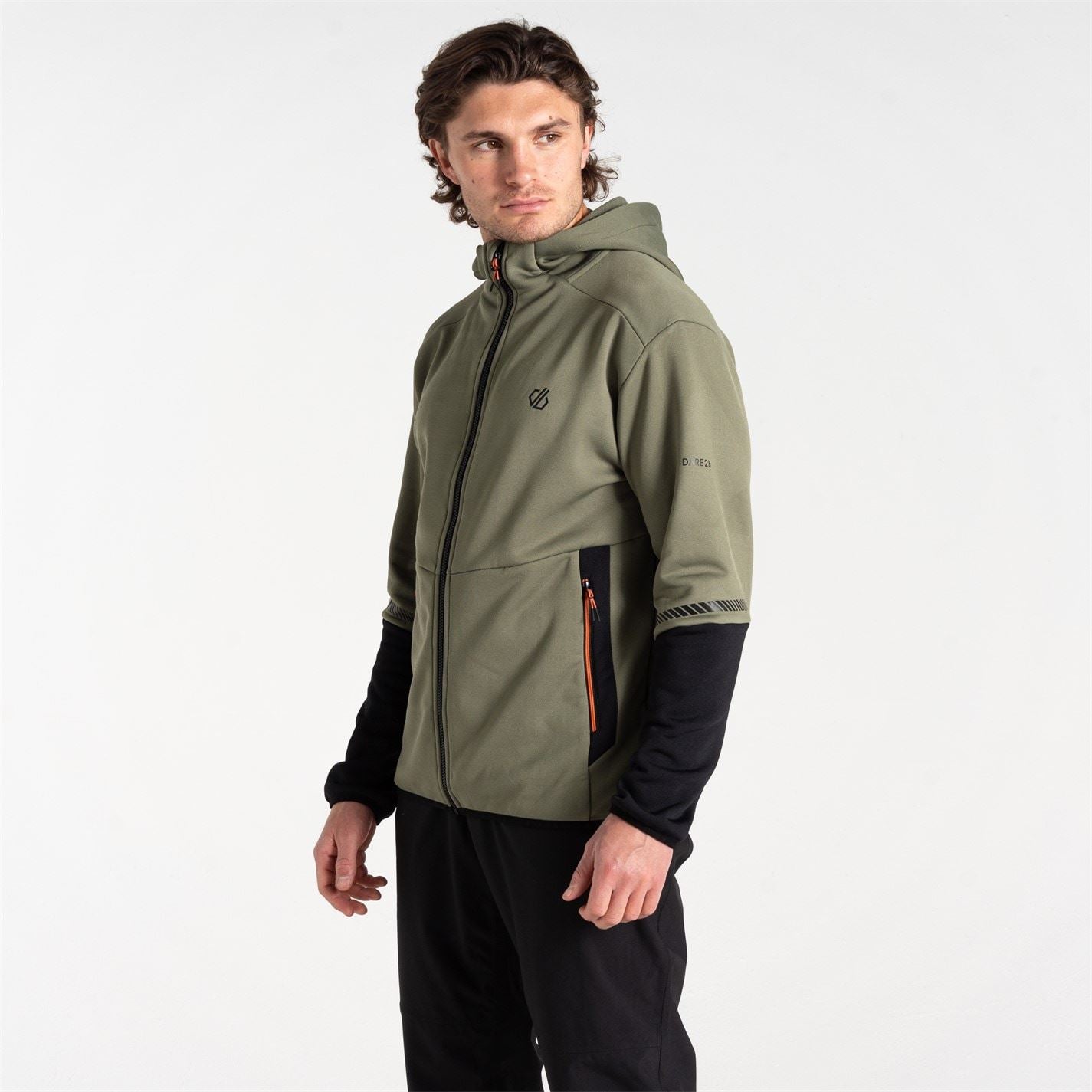 Dare 2b Hooded Reflective Ribbon Running Jacket