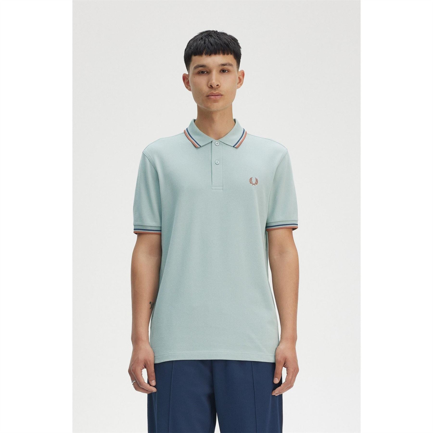 Fred Perry Sleeve Twin Tipped Polo Shirt