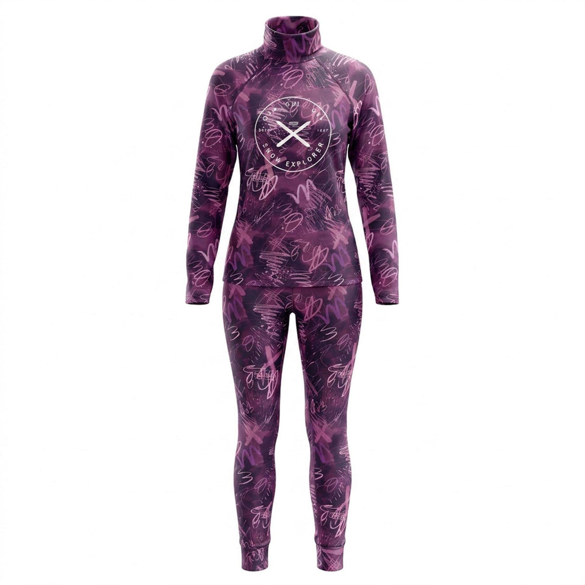 Gul Powder Mid Rise Full Length Slim Fit Baselayer Leggings