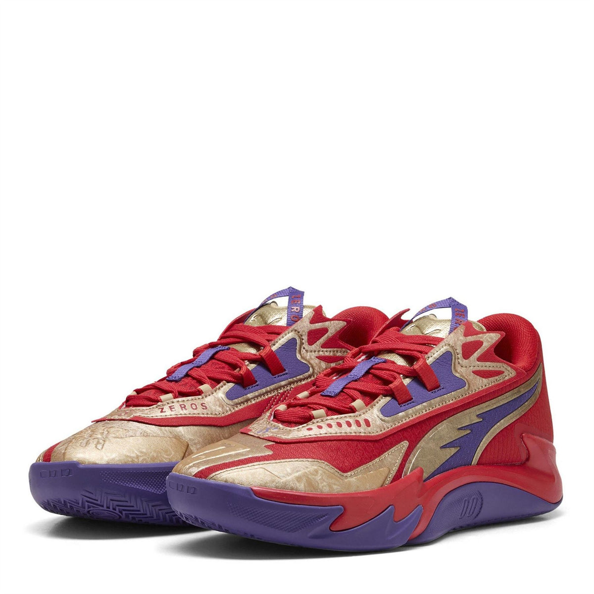 Puma Scoot Zeros Ii Gold Basketball Trainers