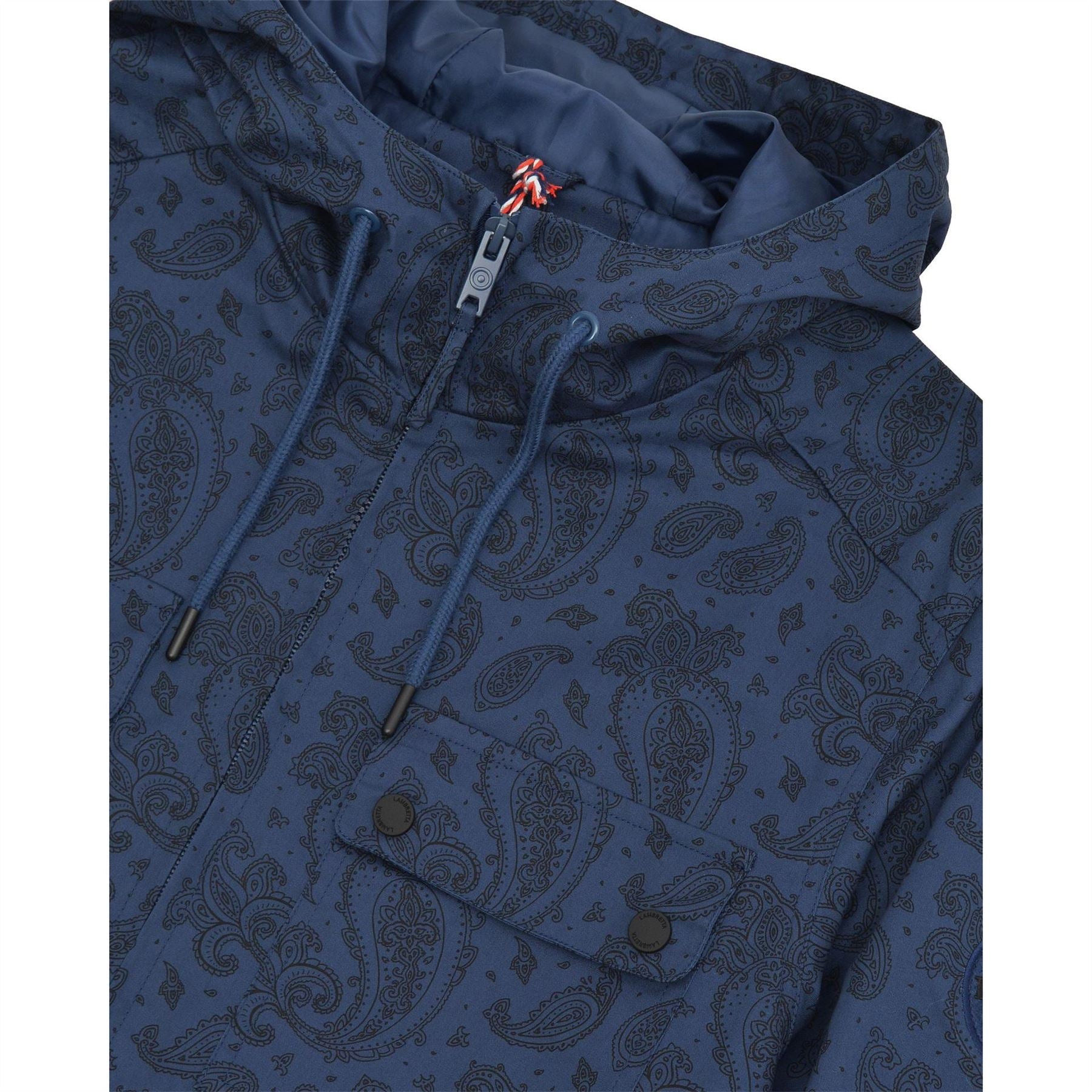 Lambretta Paisly Hooded Rain Jacket