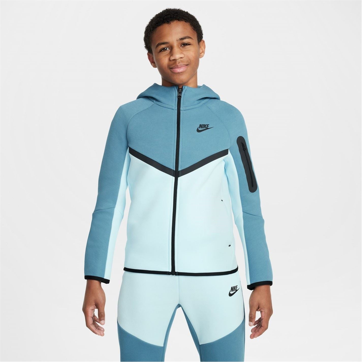 Nike Sportswear Tech Fleece Big Kids  Full Zip Hoodie