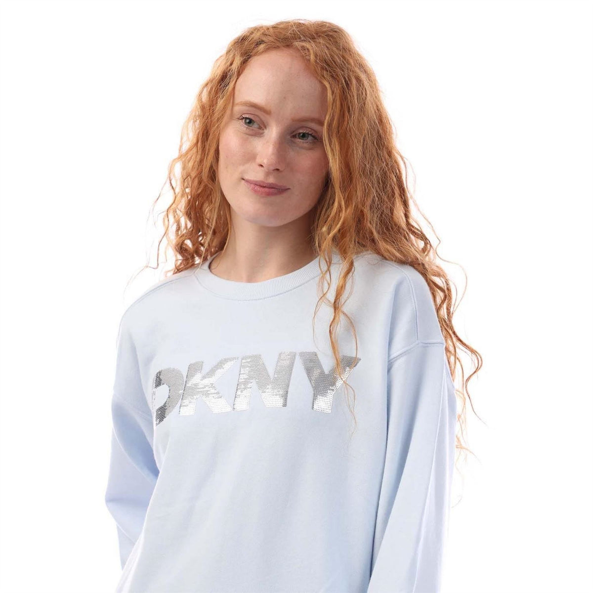DKNY Sequin Logo Sweatshirt