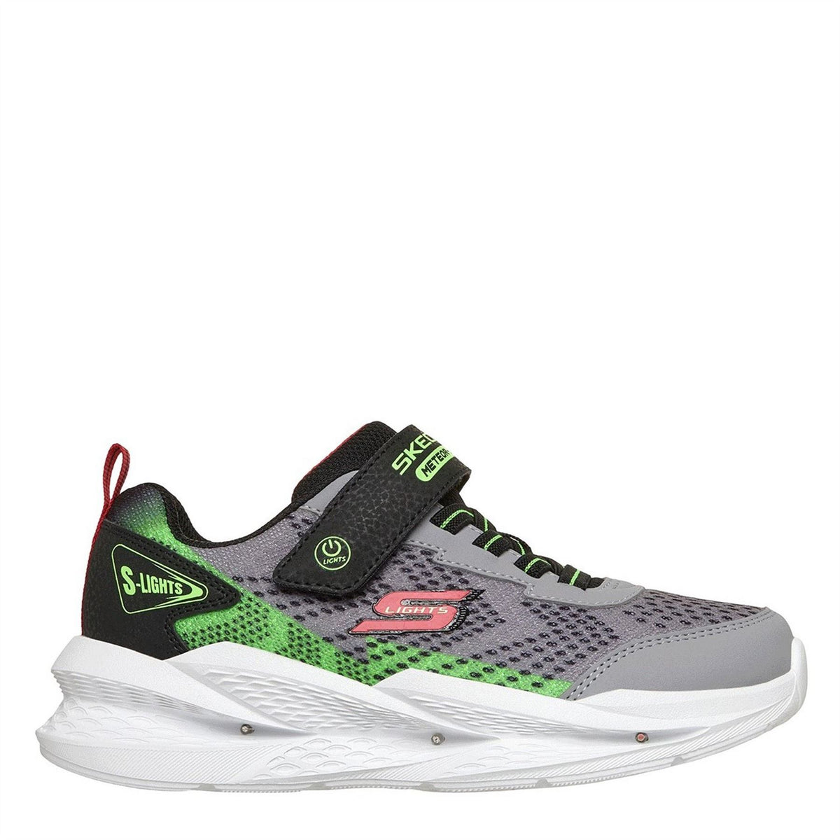 Skechers Gore  And  Strap Sneaker W Mult Light Up Trainers Boys