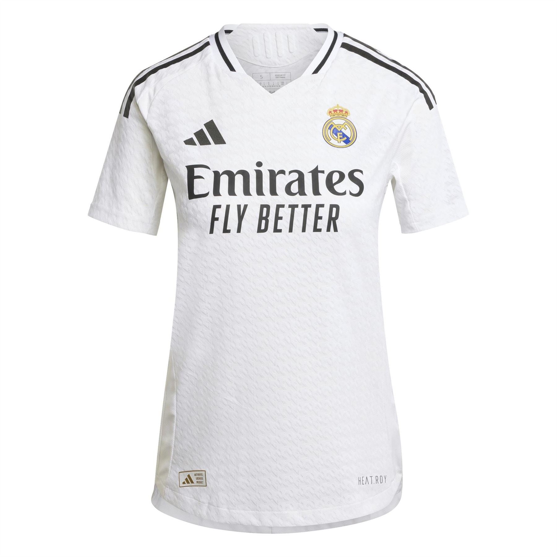 adidas Womens Real Madrid Authentic Home Shirt 24 25