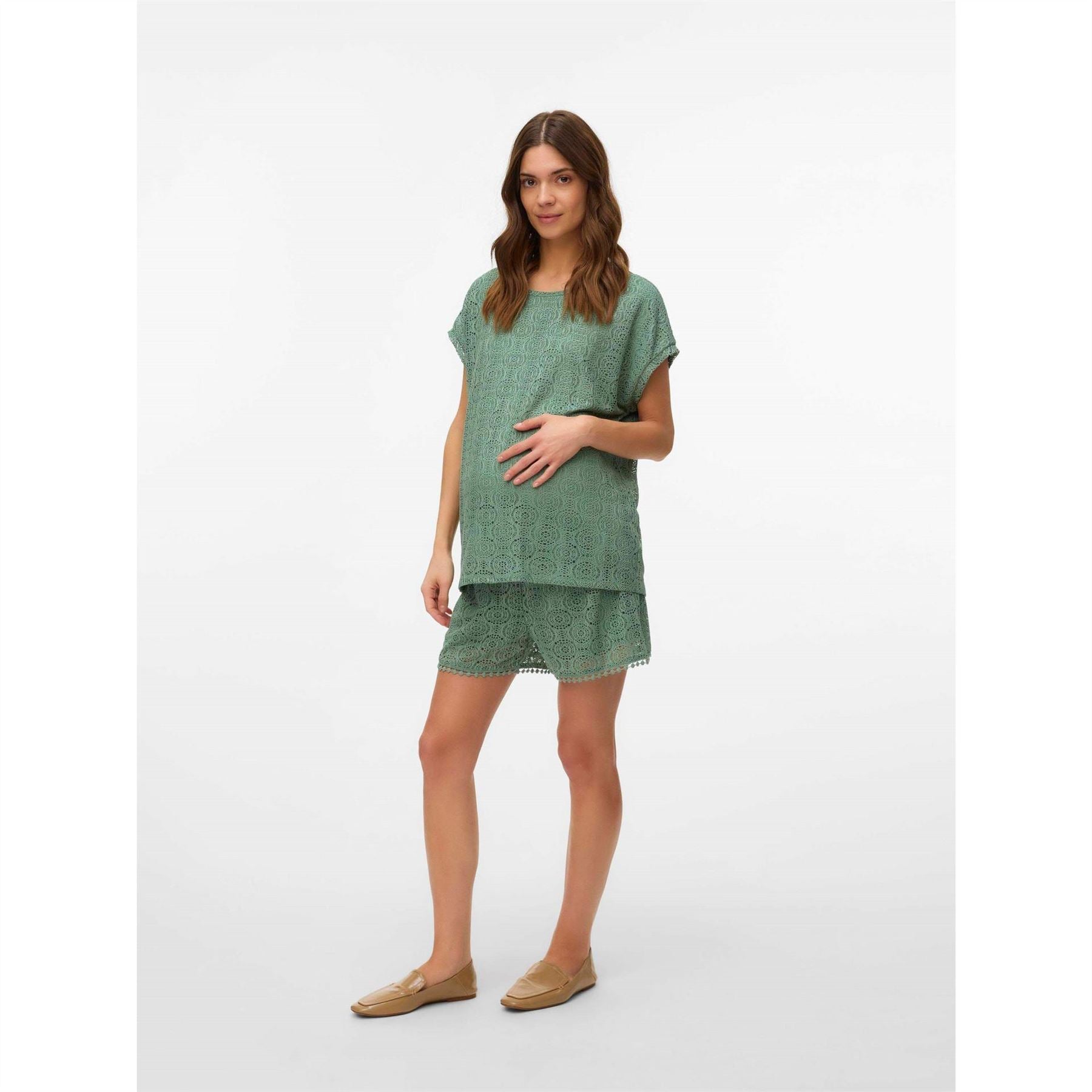 Mamalicious Relaxed Fit Maternity Bermuda Shorts