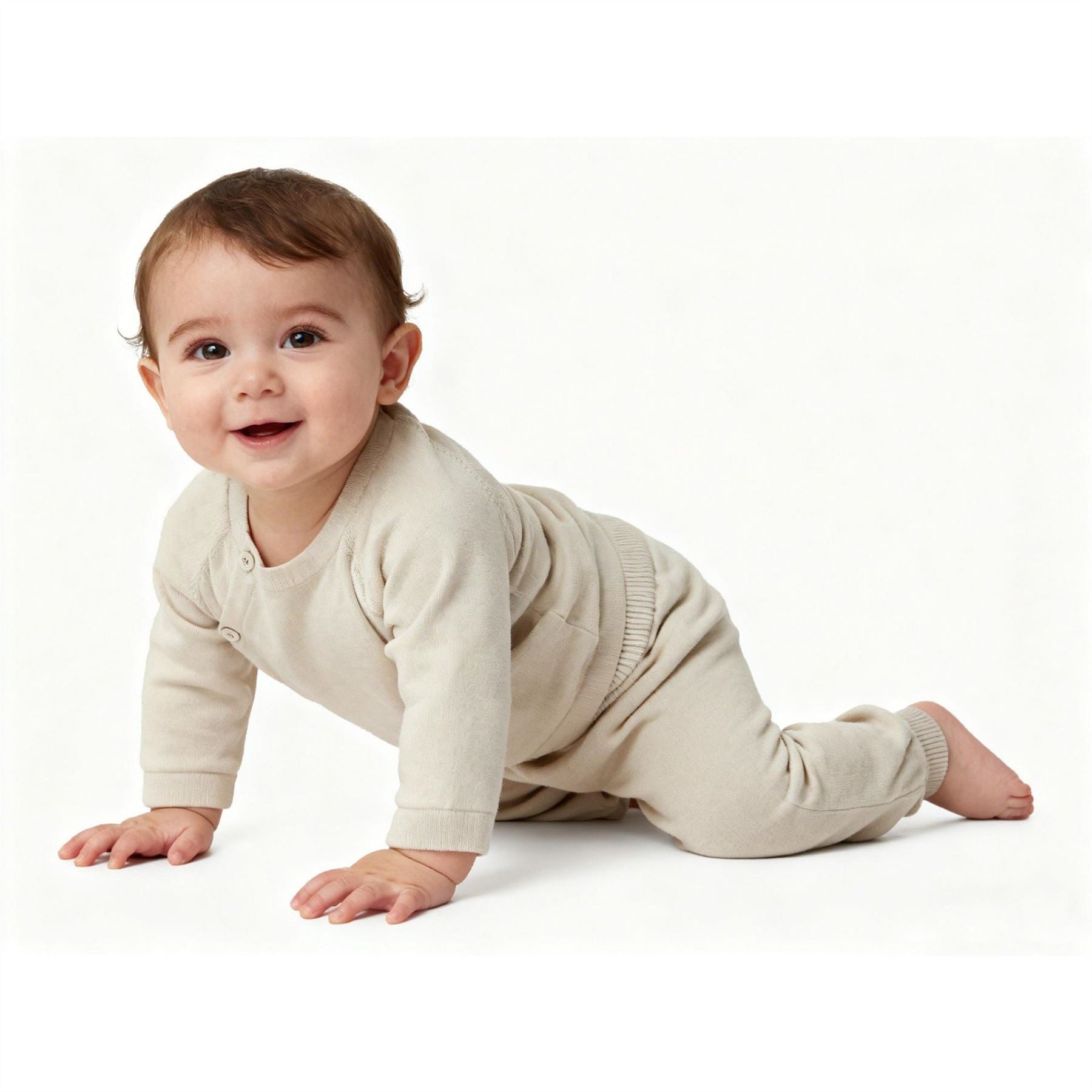 Pretty Green Cotton Long Sleeve Crew Neck Pyjama Set