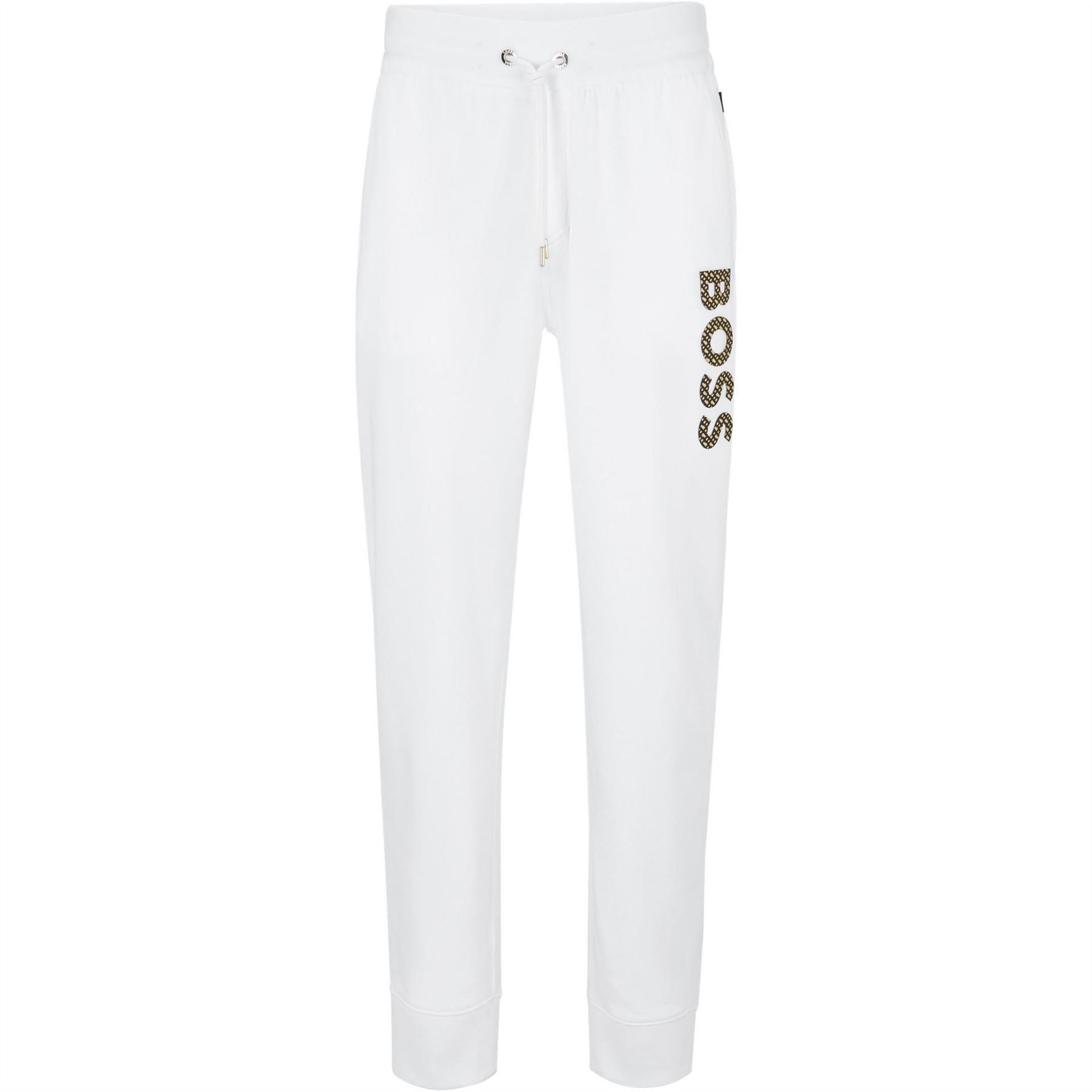 Boss Lamont Solid Patterned Slim Joggers