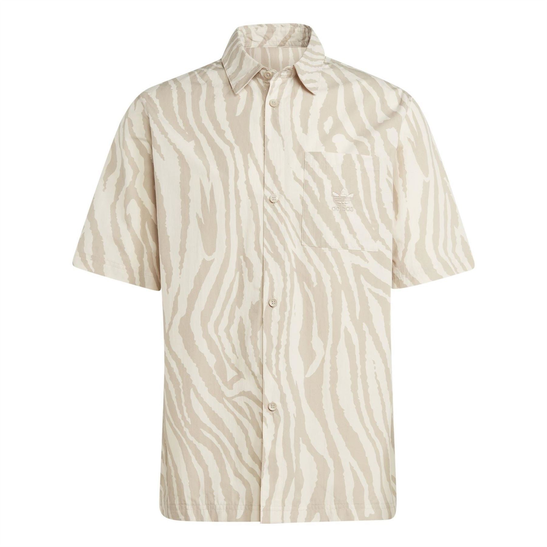 adidas Animal All Over Print Short Sleeve Shirt