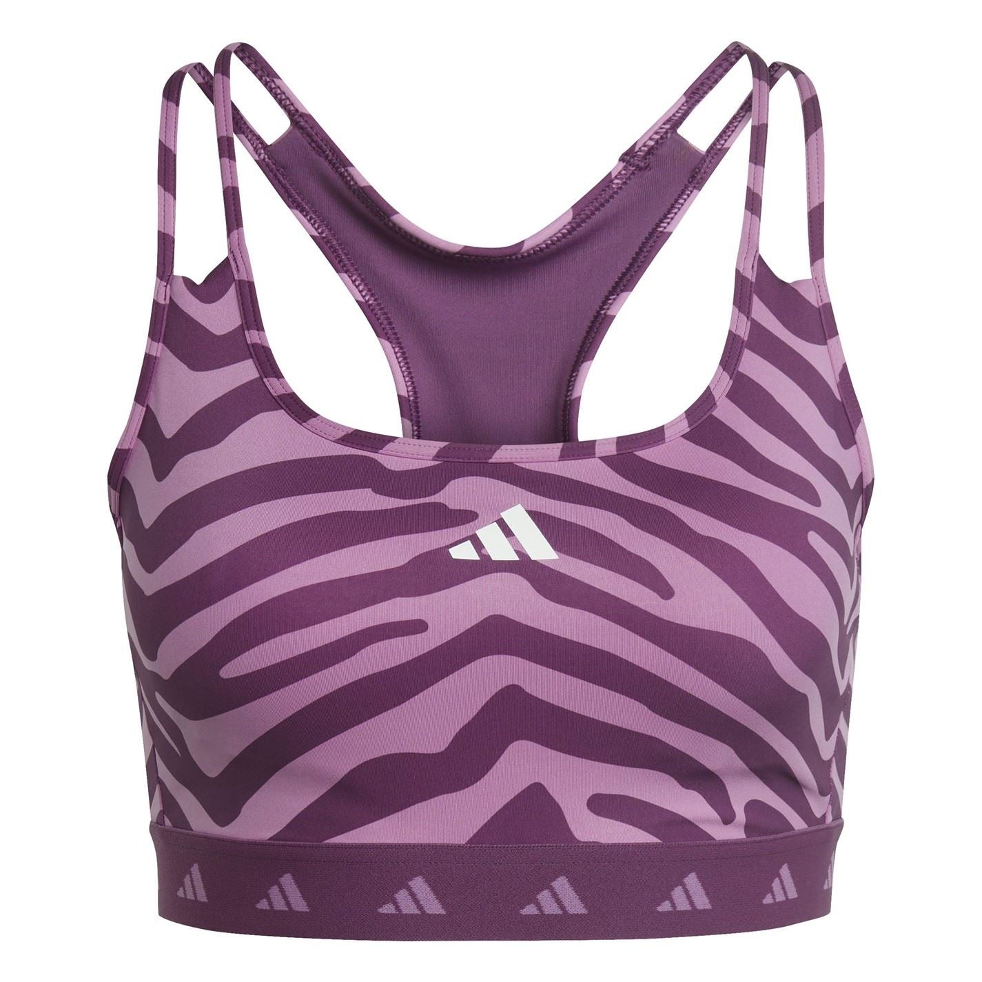 adidas Hyperglam Scoop Neck Snug Fit Bra