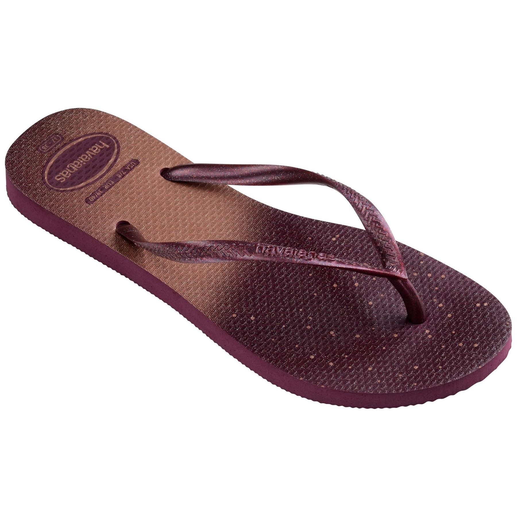 Havaianas Polka Dot Flip Flops with Thong Toe
