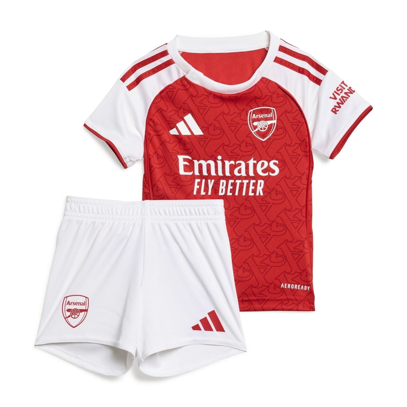 adidas Arsenal Home Shirt  And  Shorts 2025 2026 Babies