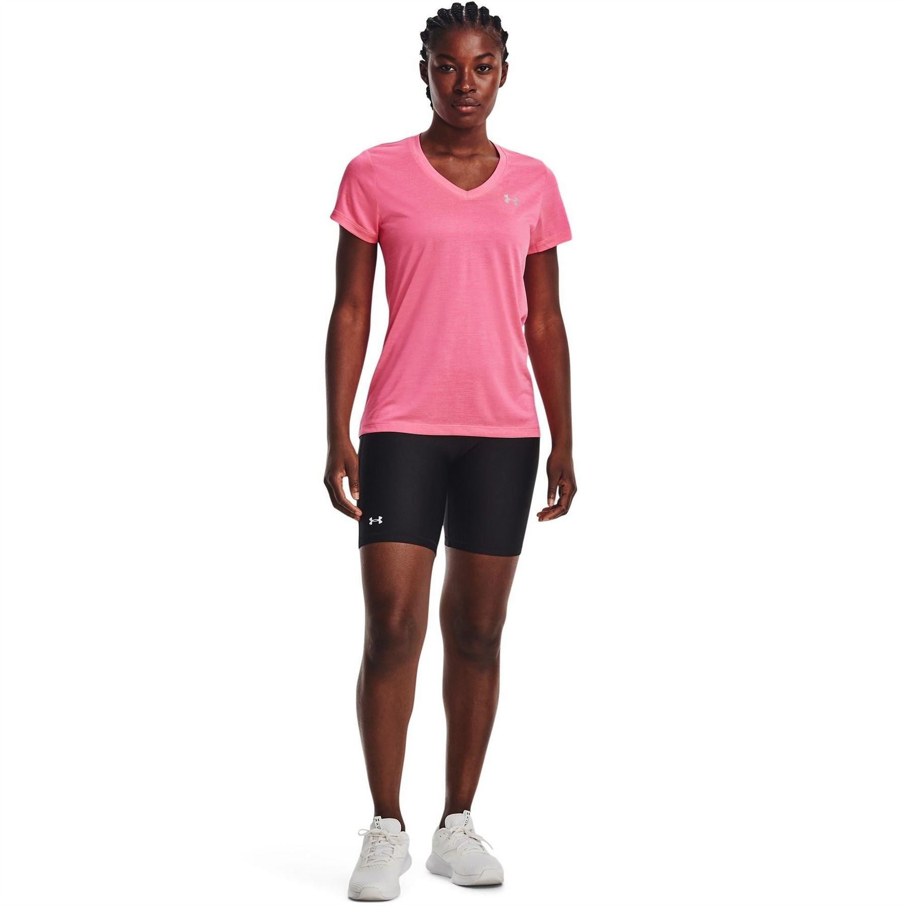 Under Armour Womens Armour Tech™ Twist V Neck Short Sleeve