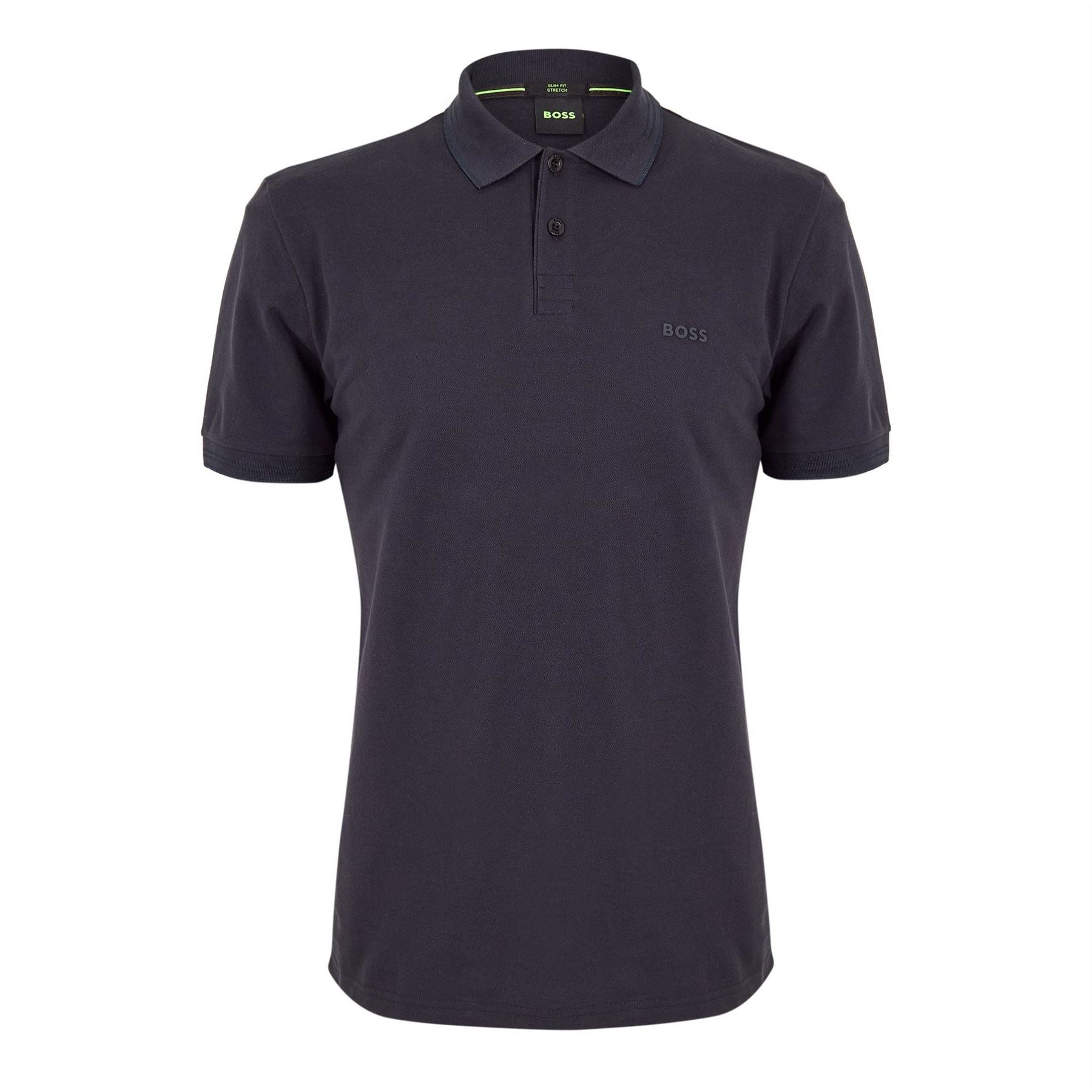 Boss Green Paul Contrast Striped Trim Short Sleeve Polo Shirt