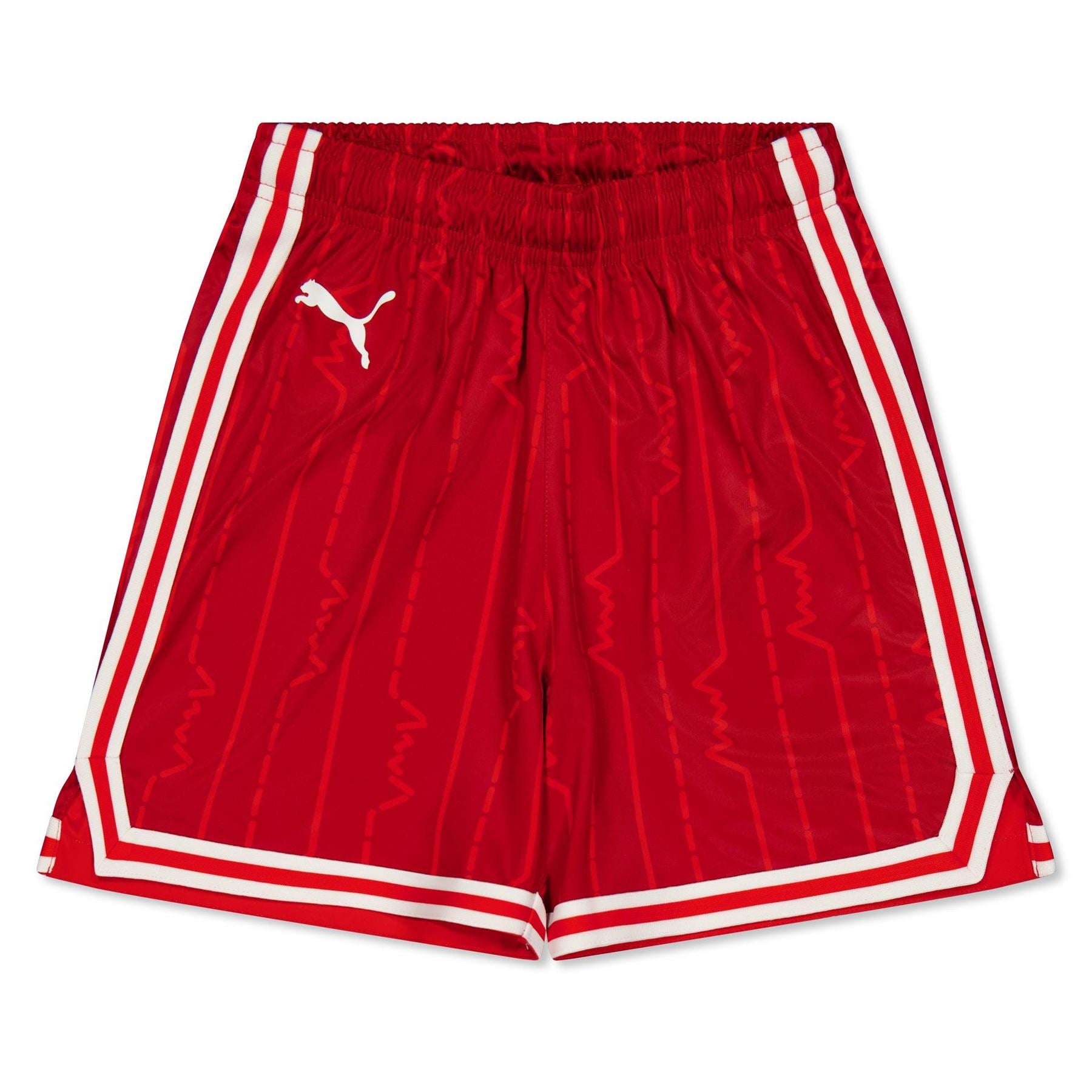 Puma Kids Bamberg Home Game Basketball Shorts