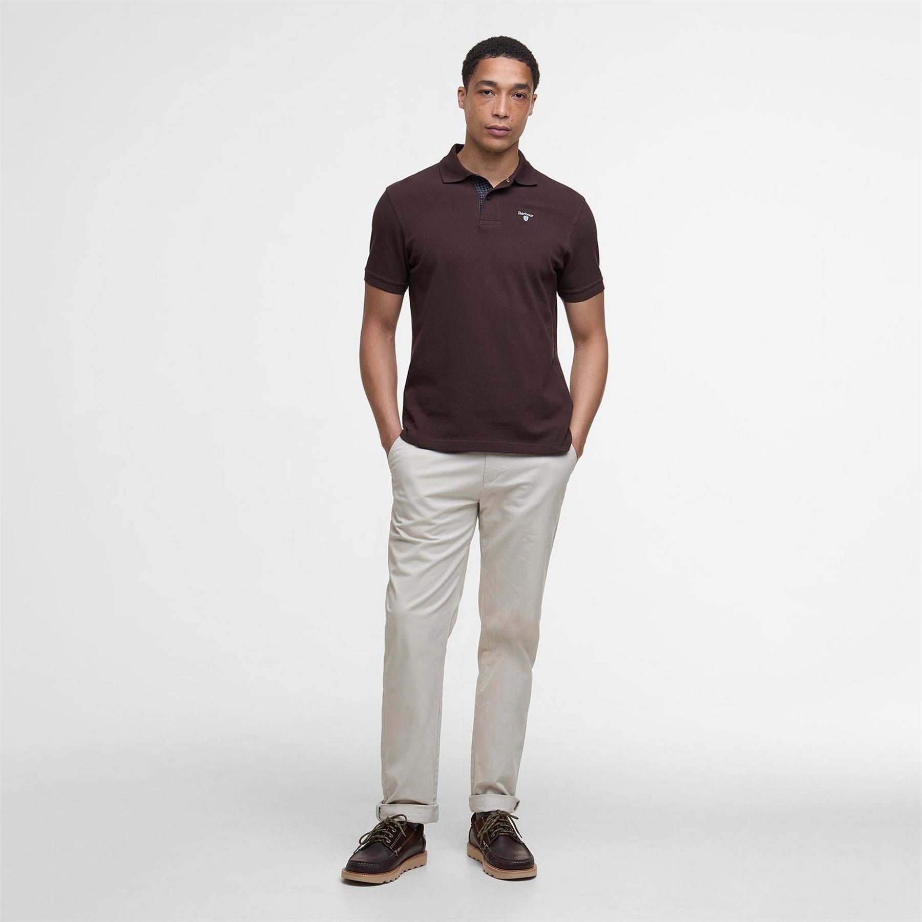 Barbour Tartan Pique Polo Shirt