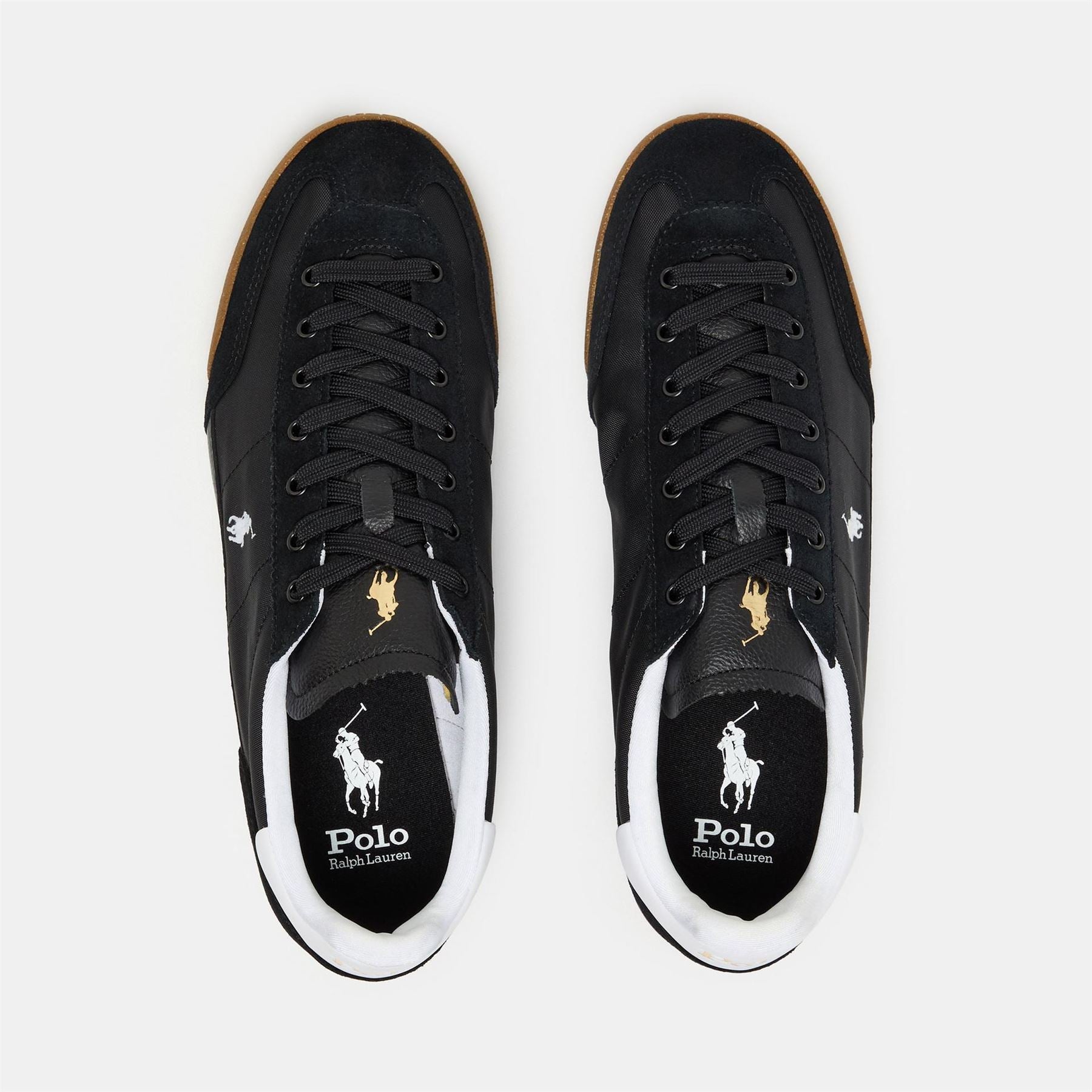 Polo Ralph Lauren Round Toe Flat Heel Trainers