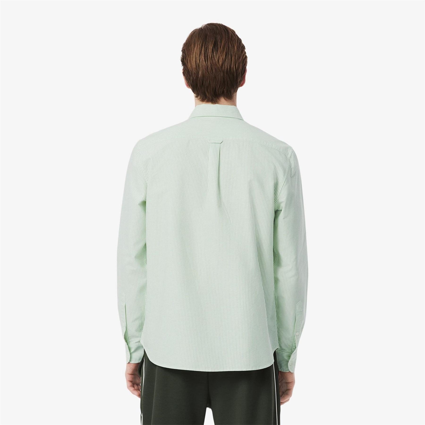 Lacoste Fit Striped Oxford Shirt