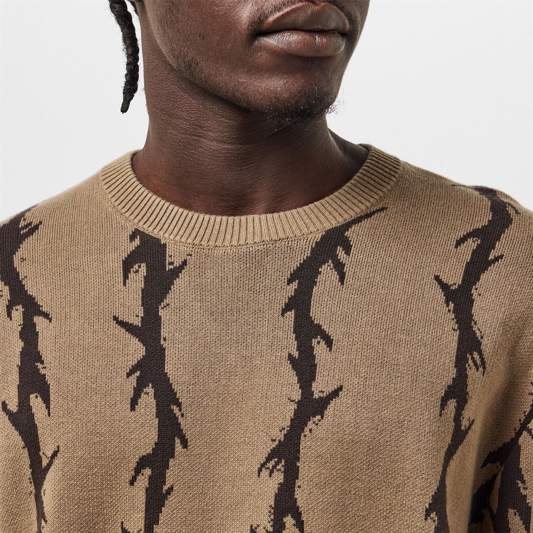 Vans Adults Skate Thorn Walnut Crew Sweatshirt