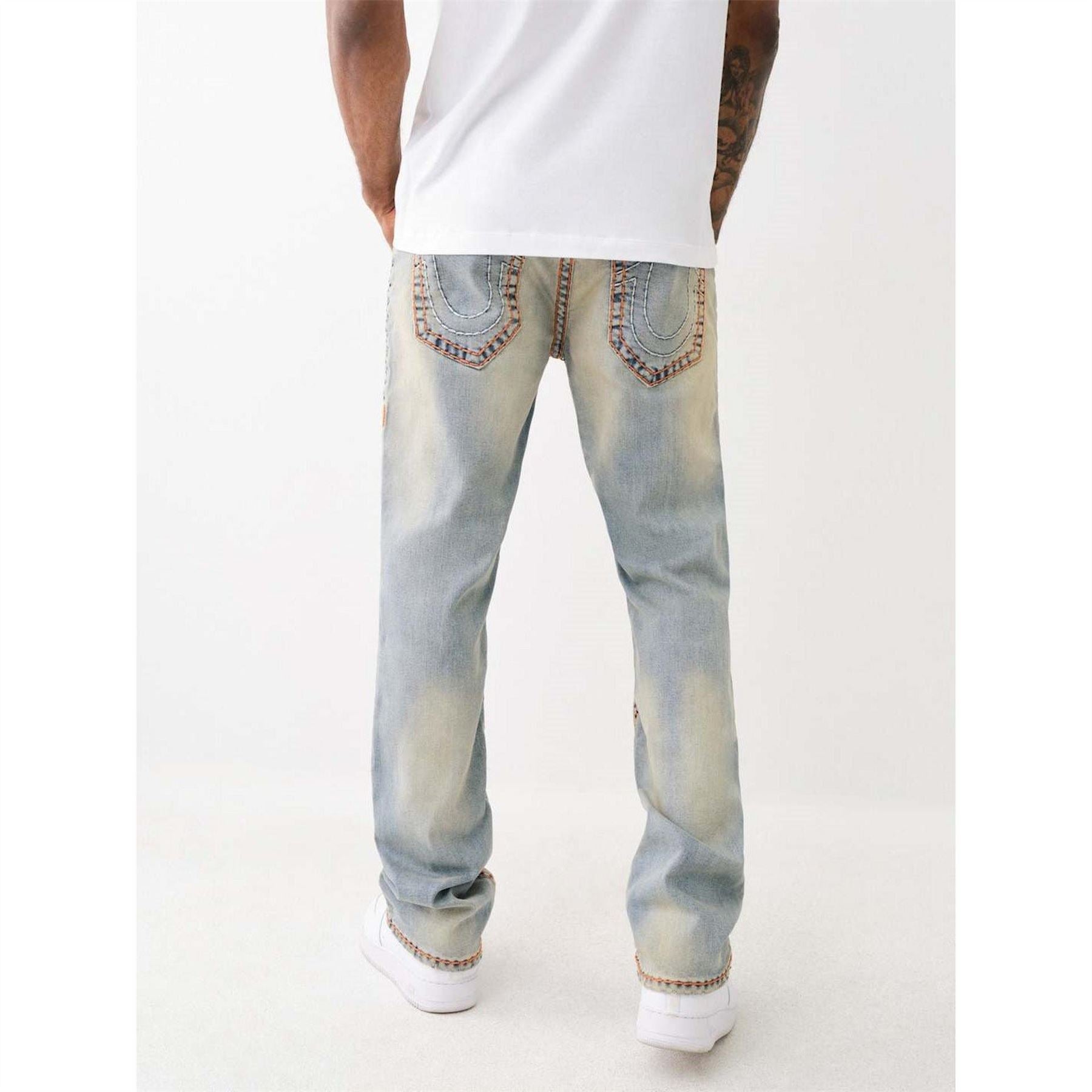 True Religion Mens Ricky Super T No Flap Jeans