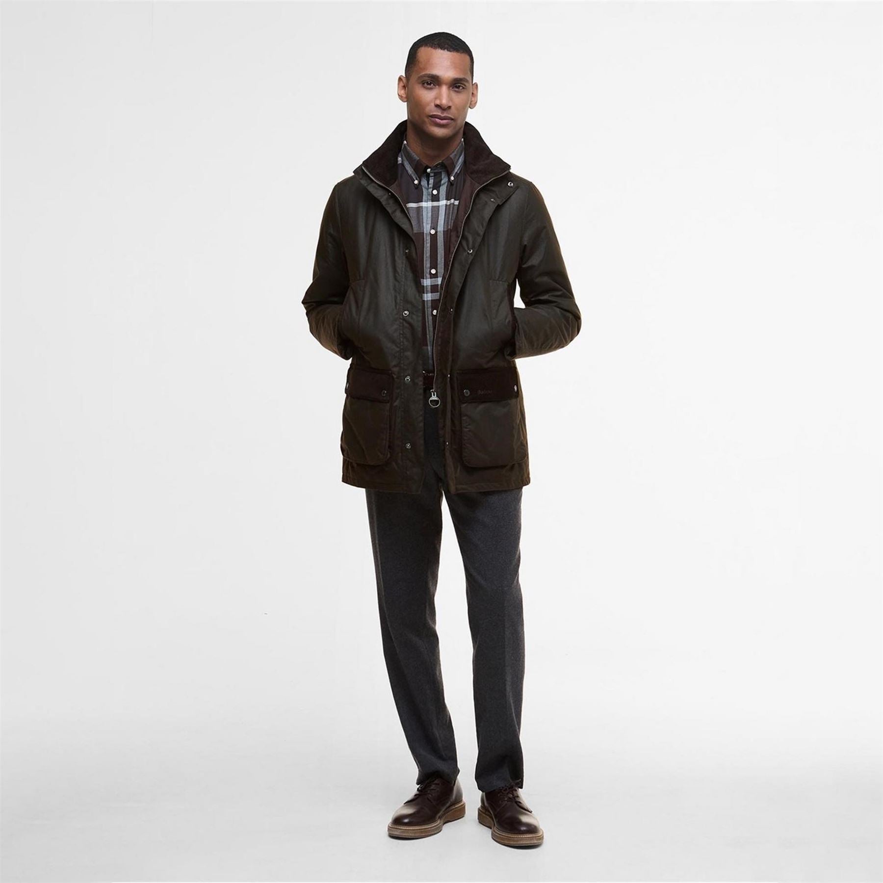 Barbour Border Waxed Jacket
