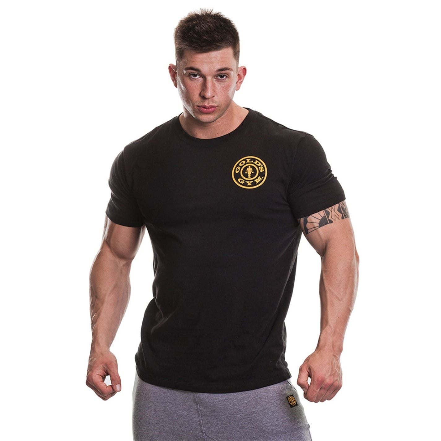 Golds Gym Mens Basic Left Chest T-Shirt
