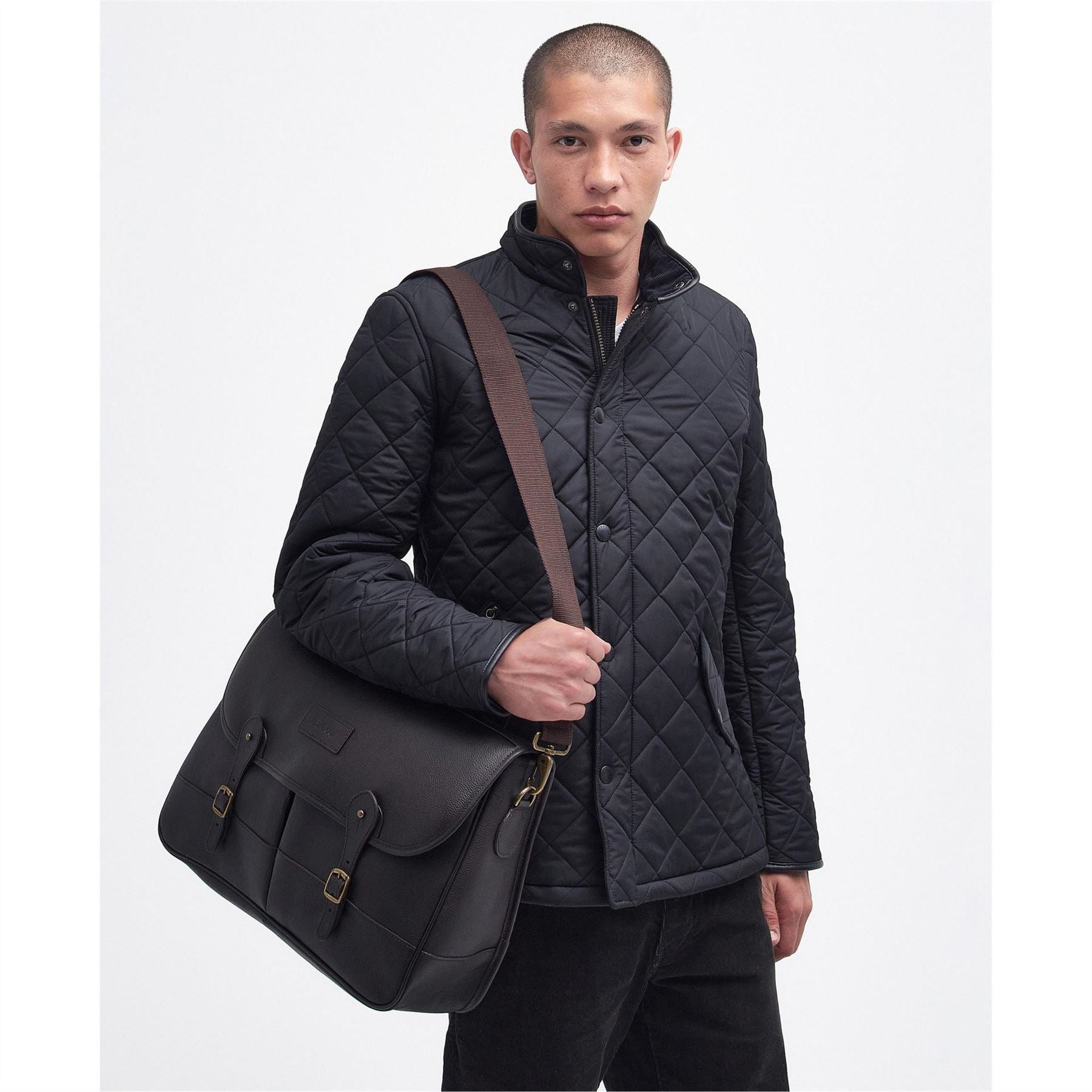 Barbour Waxed Leather Briefcase