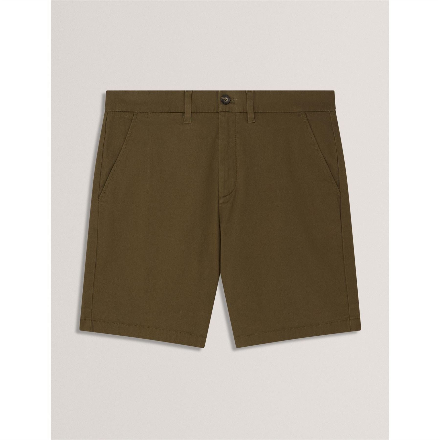 Ted Baker Solid Patterned Chino Shorts