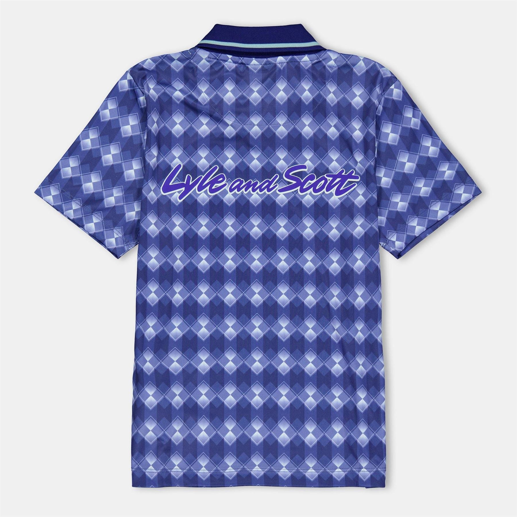 Lyle and Scott Argyle Short Sleeve Polo Shirt