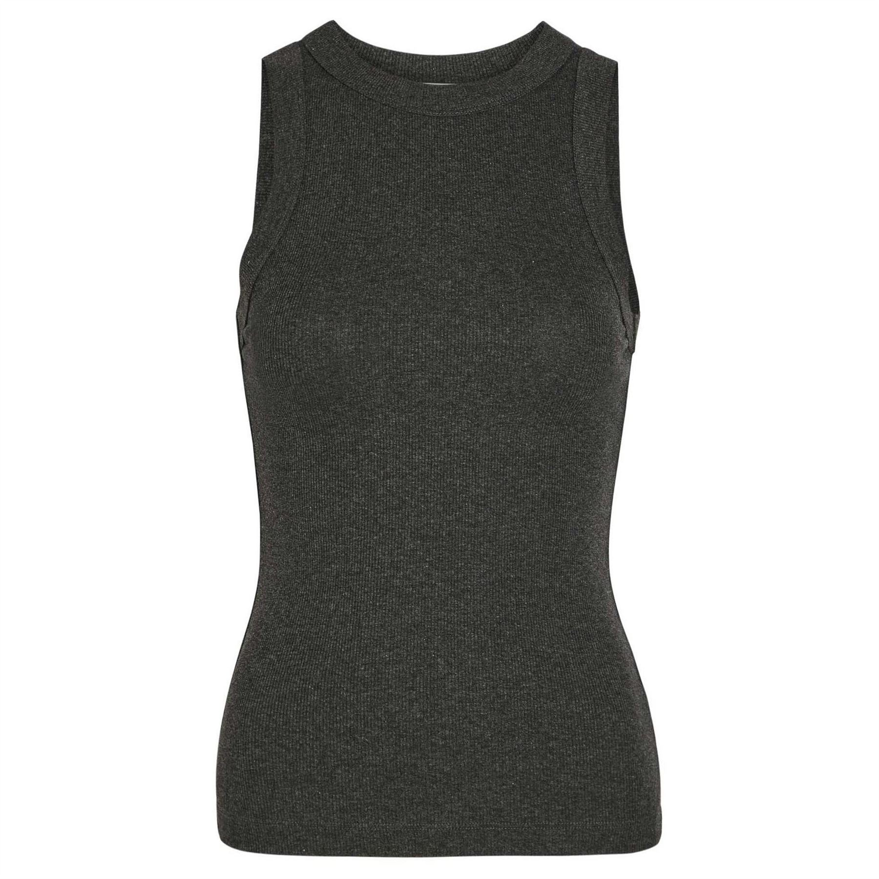 Agolde Tank In Charcoal Heather