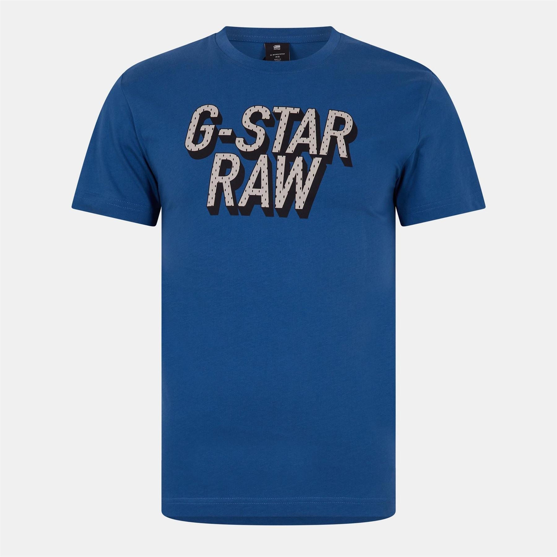 G Star 3D Dot Crew Neck Regular Fit T-Shirt