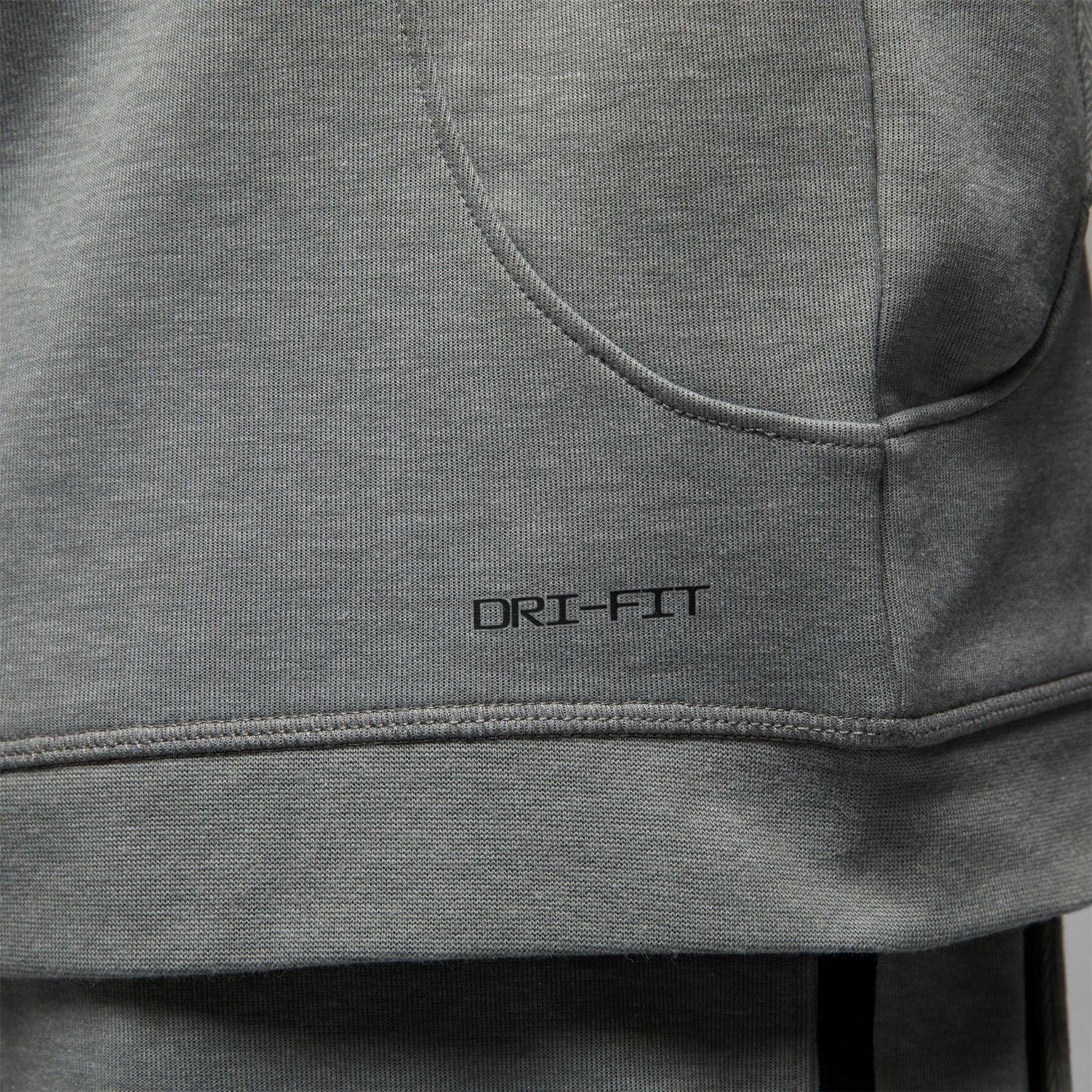 Air Jordan Mens Jordan Dri Fit Sport Air Fleece Full Zip Hoodie