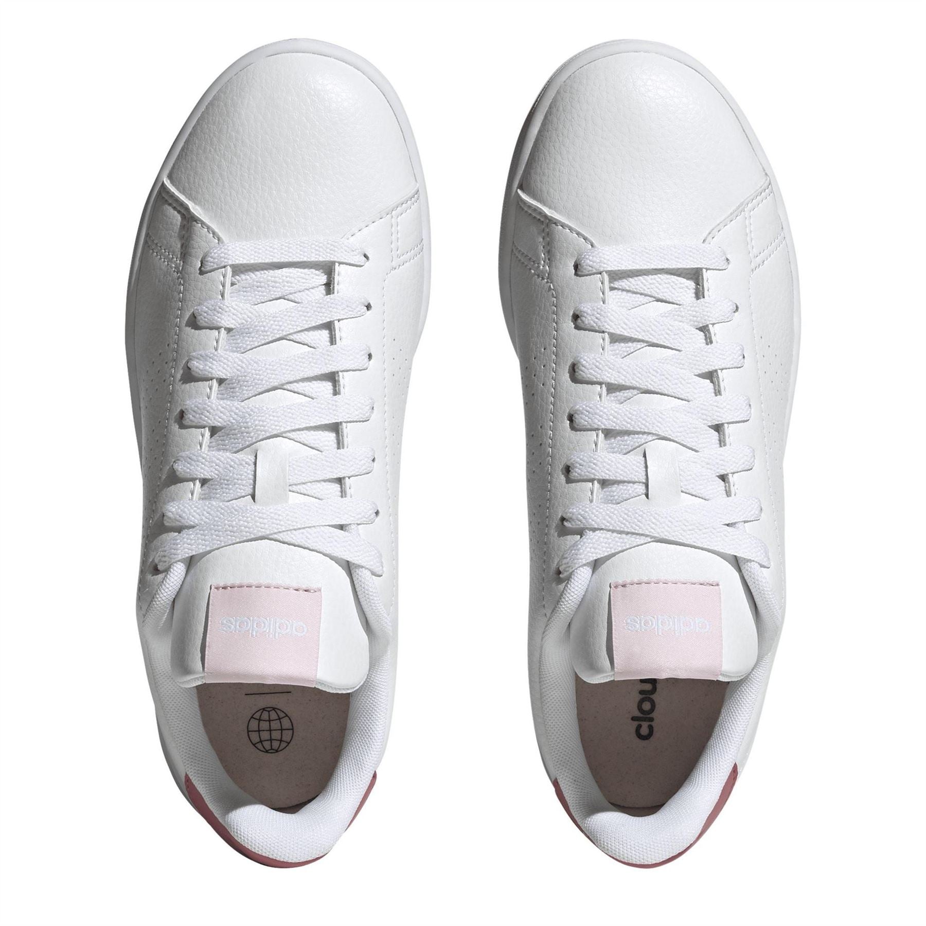 adidas Advantage Lace Up Low Top Sneakers