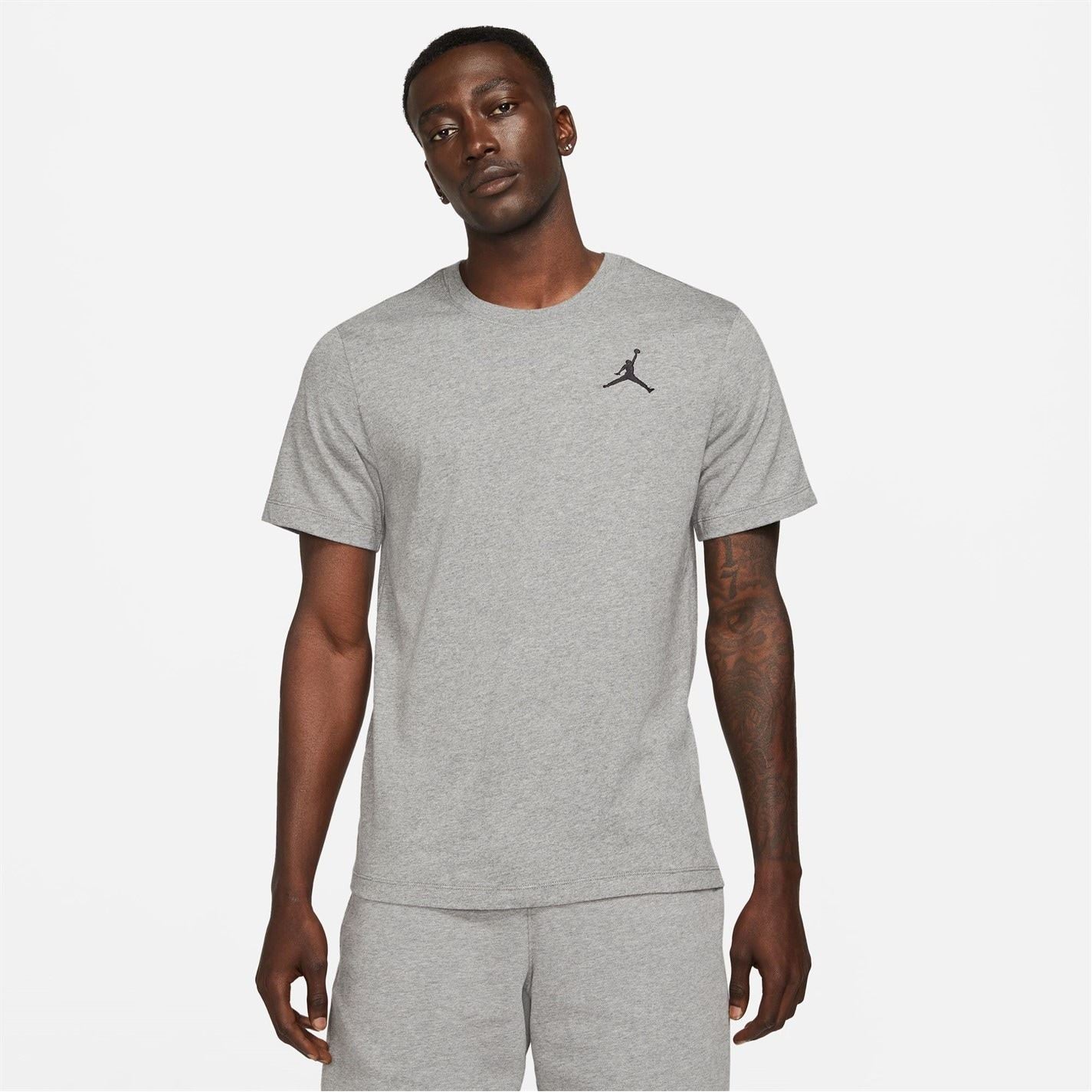 Air Jordan Regular Fit Small Logo Print Crew Neck T-Shirt