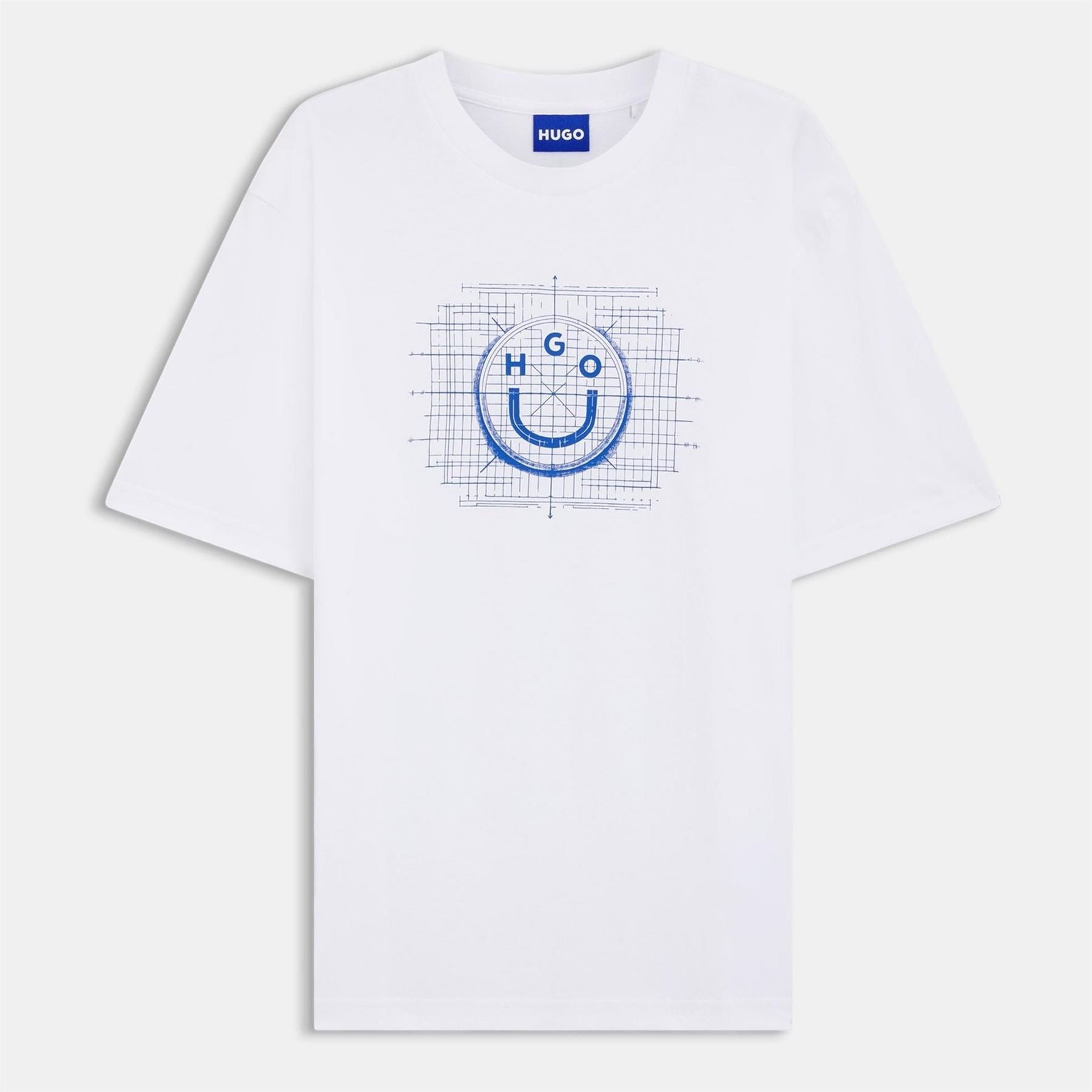 Hugo HUGO Namerix Graphic Top with Logo Artwork Detail