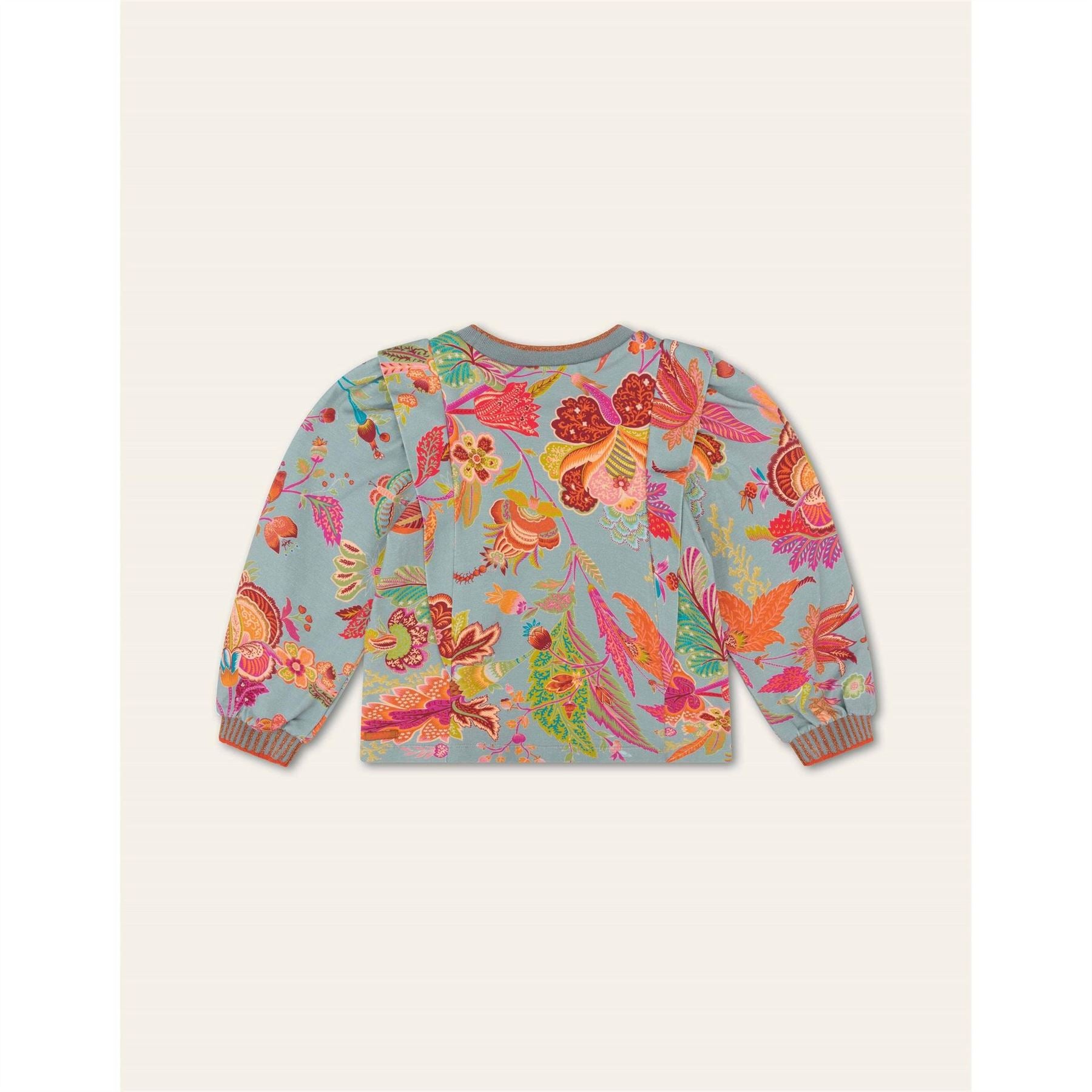 Oilily Floral Print Crew Neck Regular Fit T-Shirt