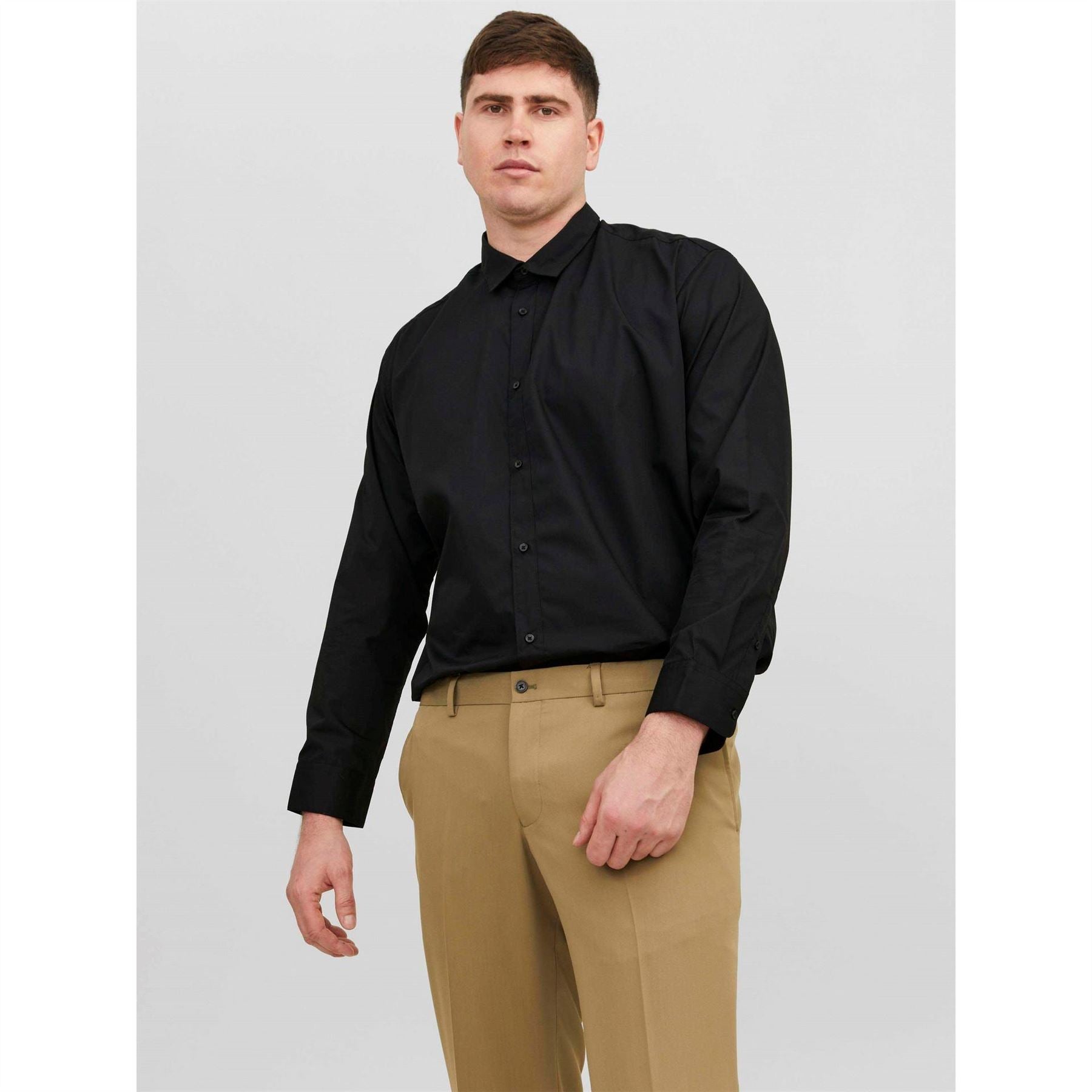 Jack and Jones Joe Plain Short Sleeve Dress Shirt