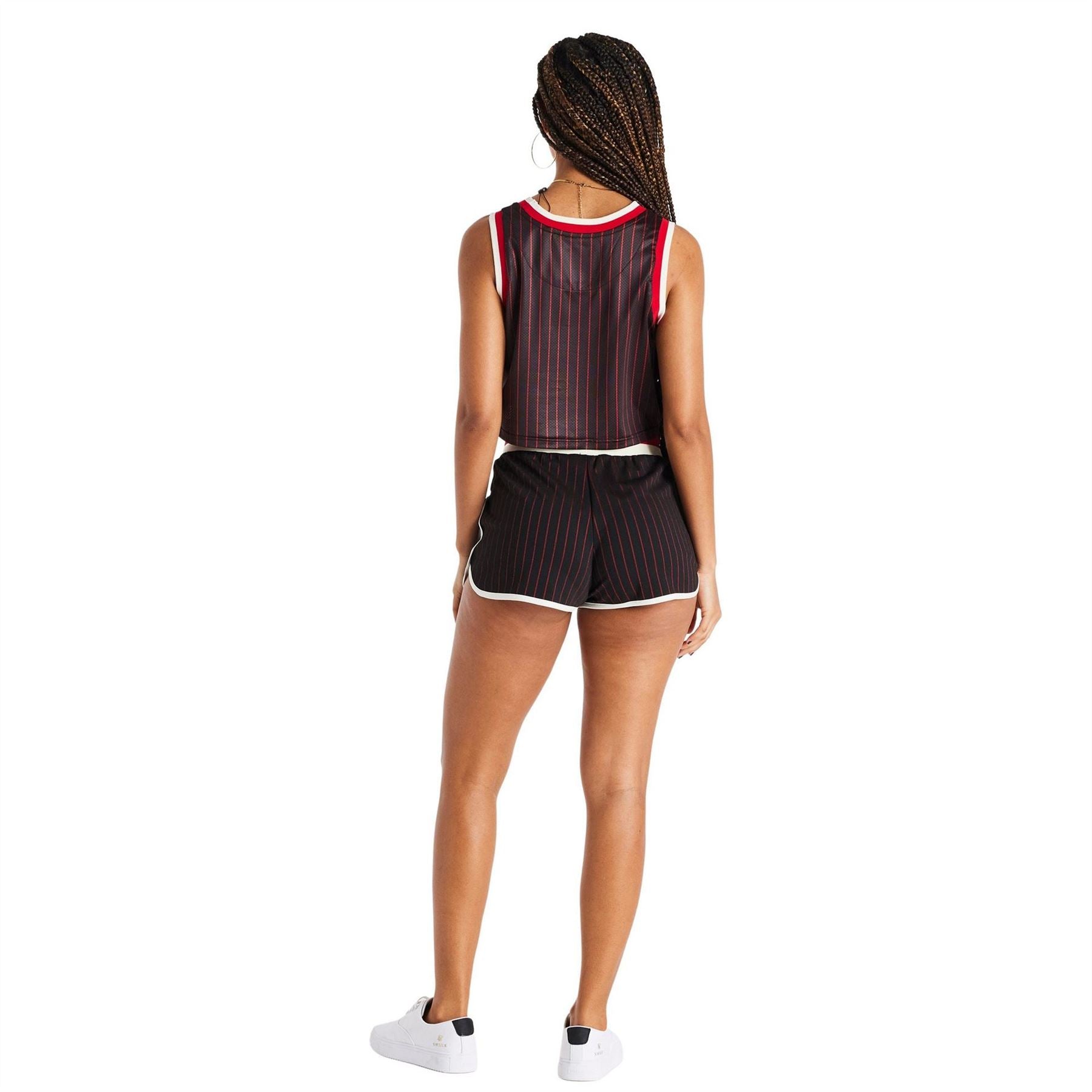 SikSilk Baseball Cropped Top