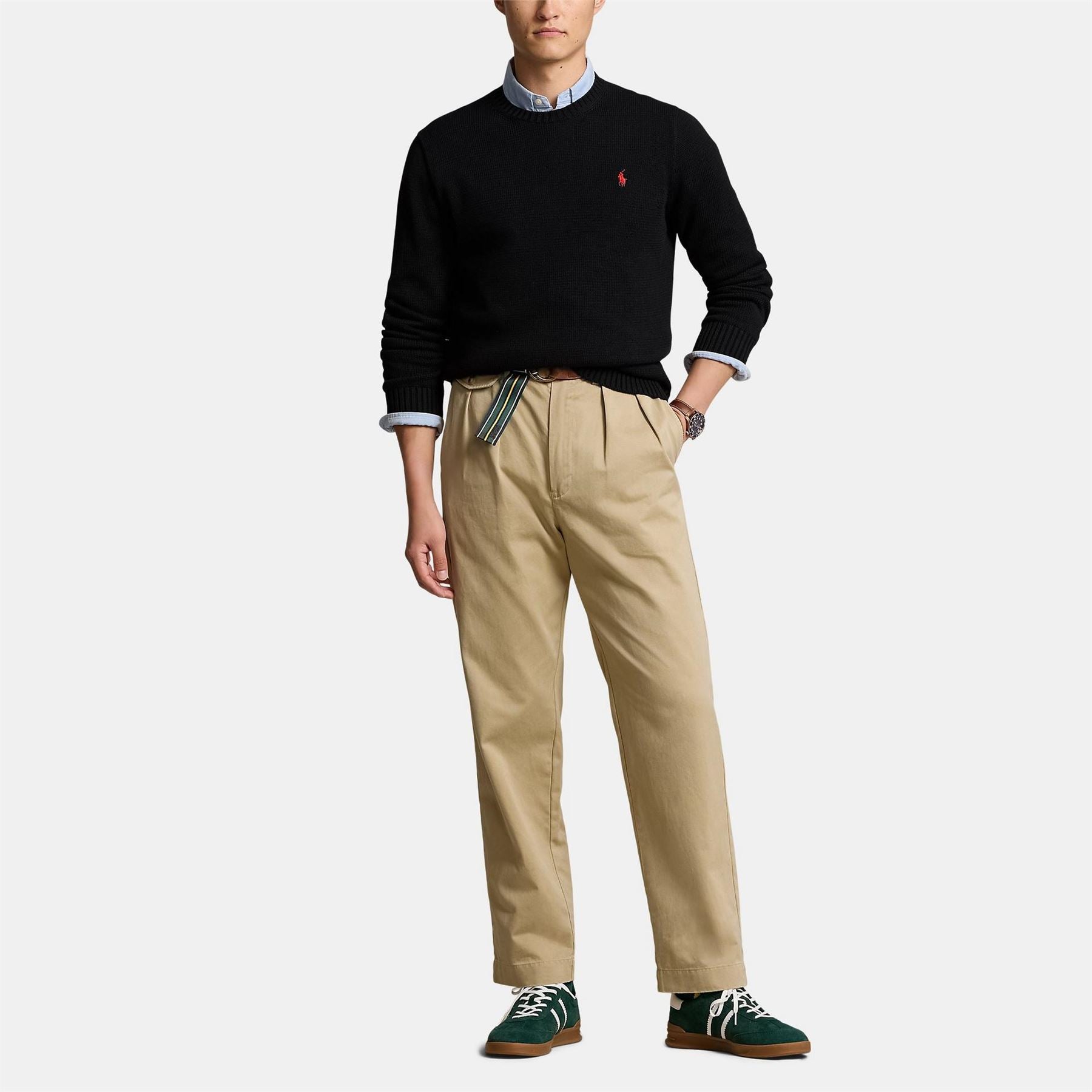 Polo Ralph Lauren Shaker Crew Neck Regular Fit Sweater