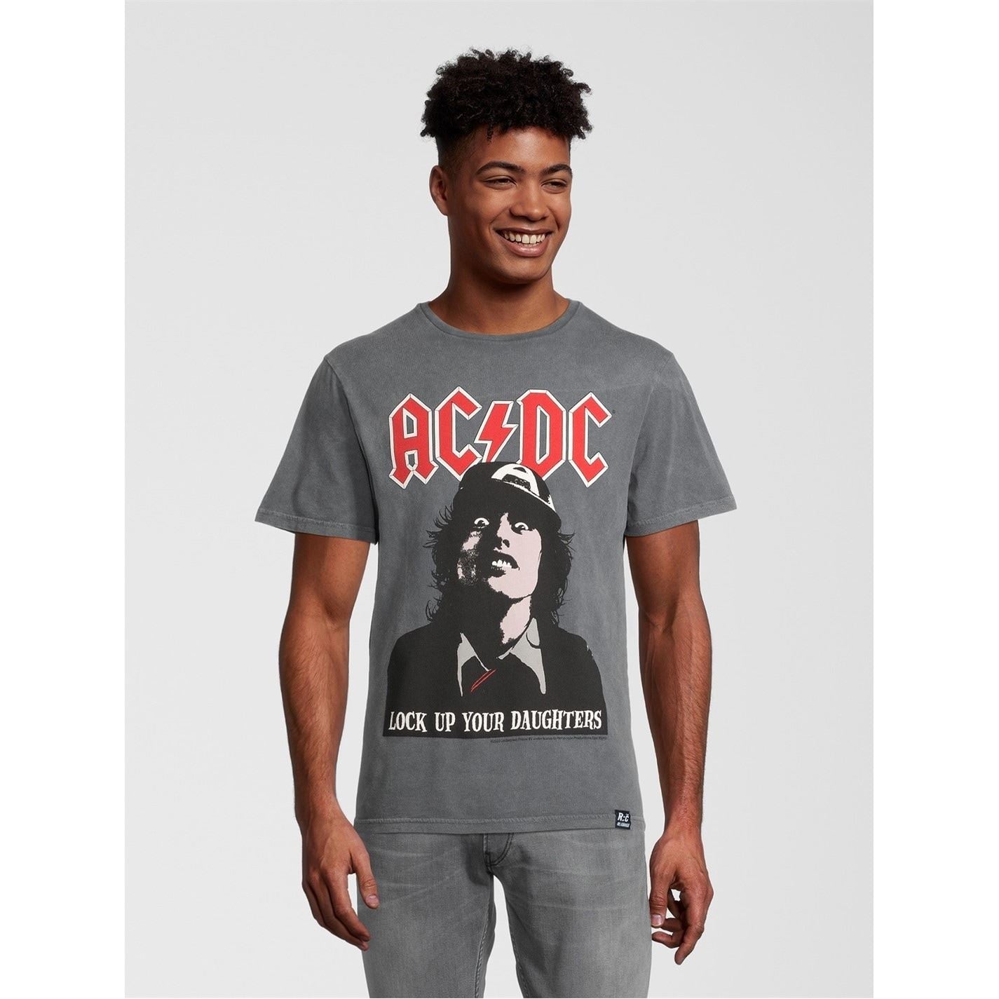 ACDC Adults AC DC Rock Regular Fit T Shirt